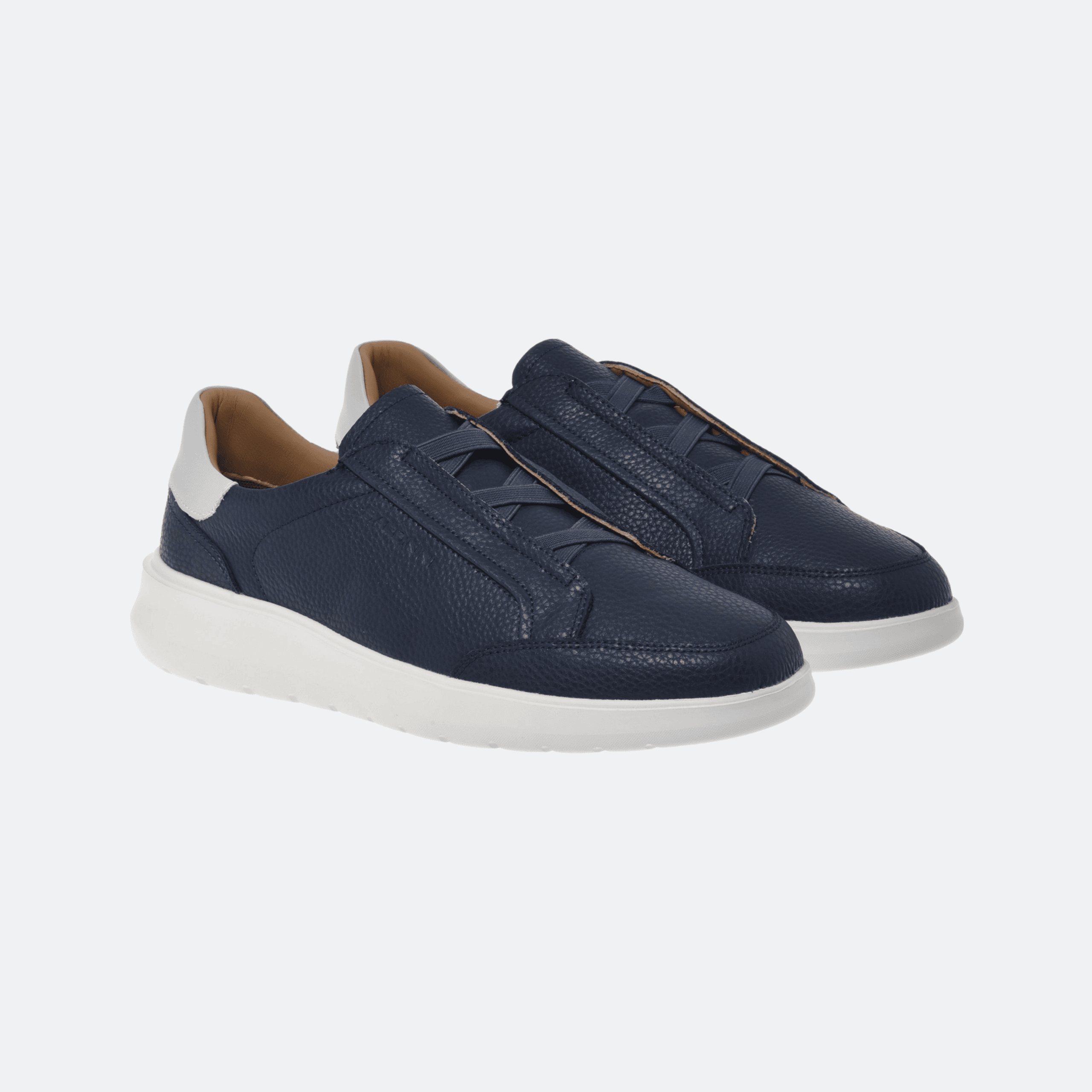 Baldinini Bottalato Leather Slip-On for Men - Navy Blue alternate