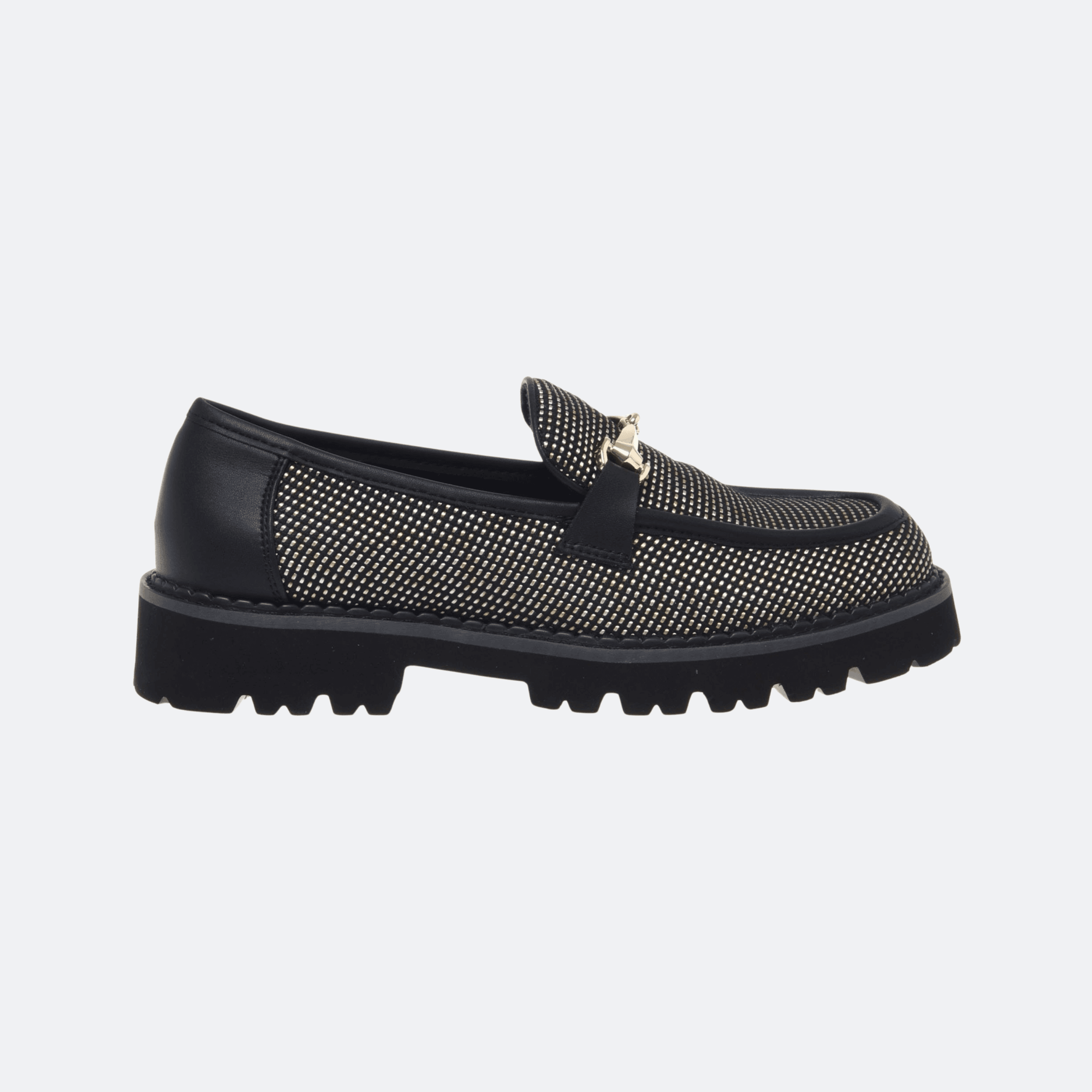 Baldinini Canvas Loafers For Women - Black