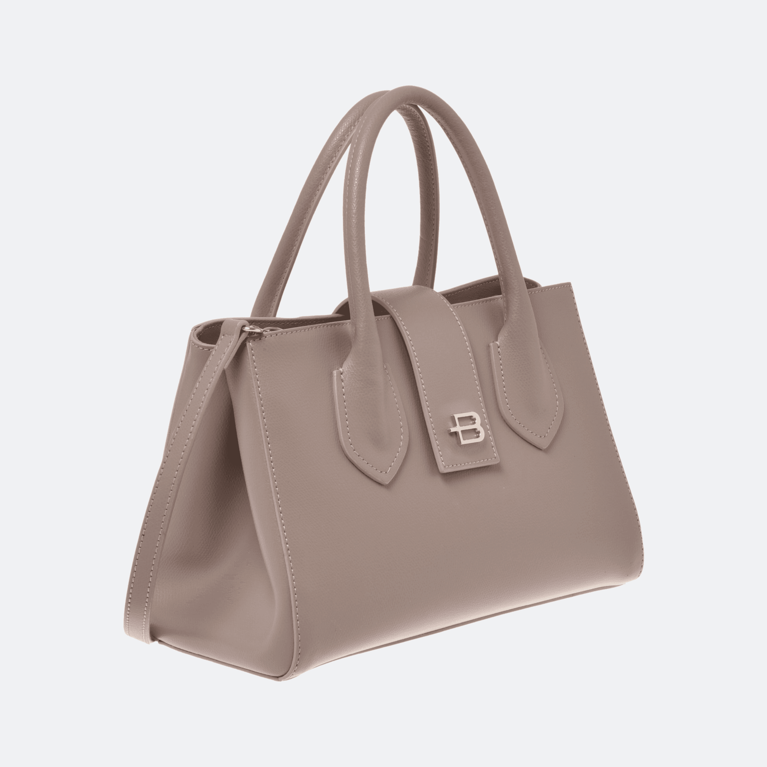 Baldinini Palmellato Leather Handbag For Women - Nude alternate