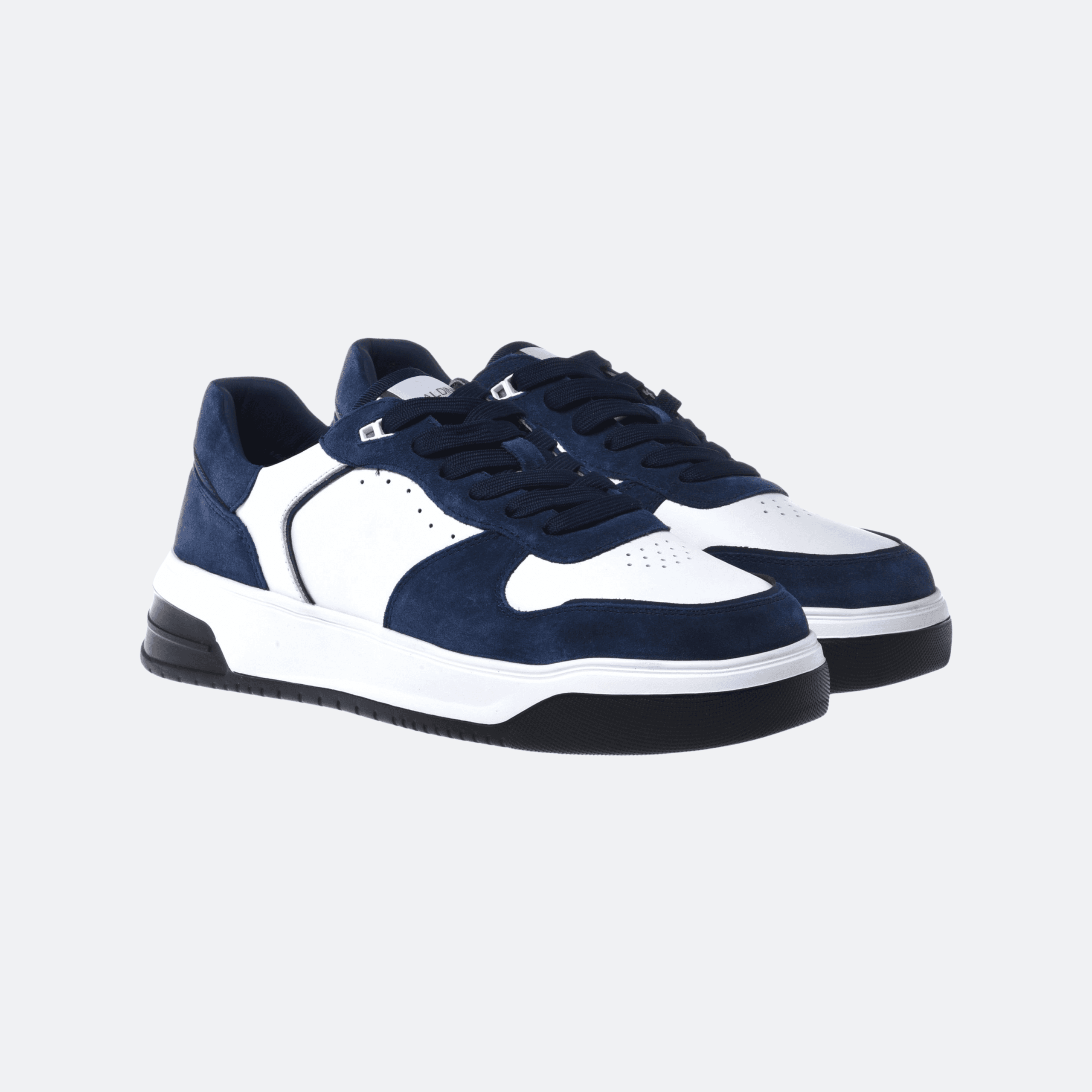 Baldinini Sneaker in Suede and Leather for Men - Blue/White alternate