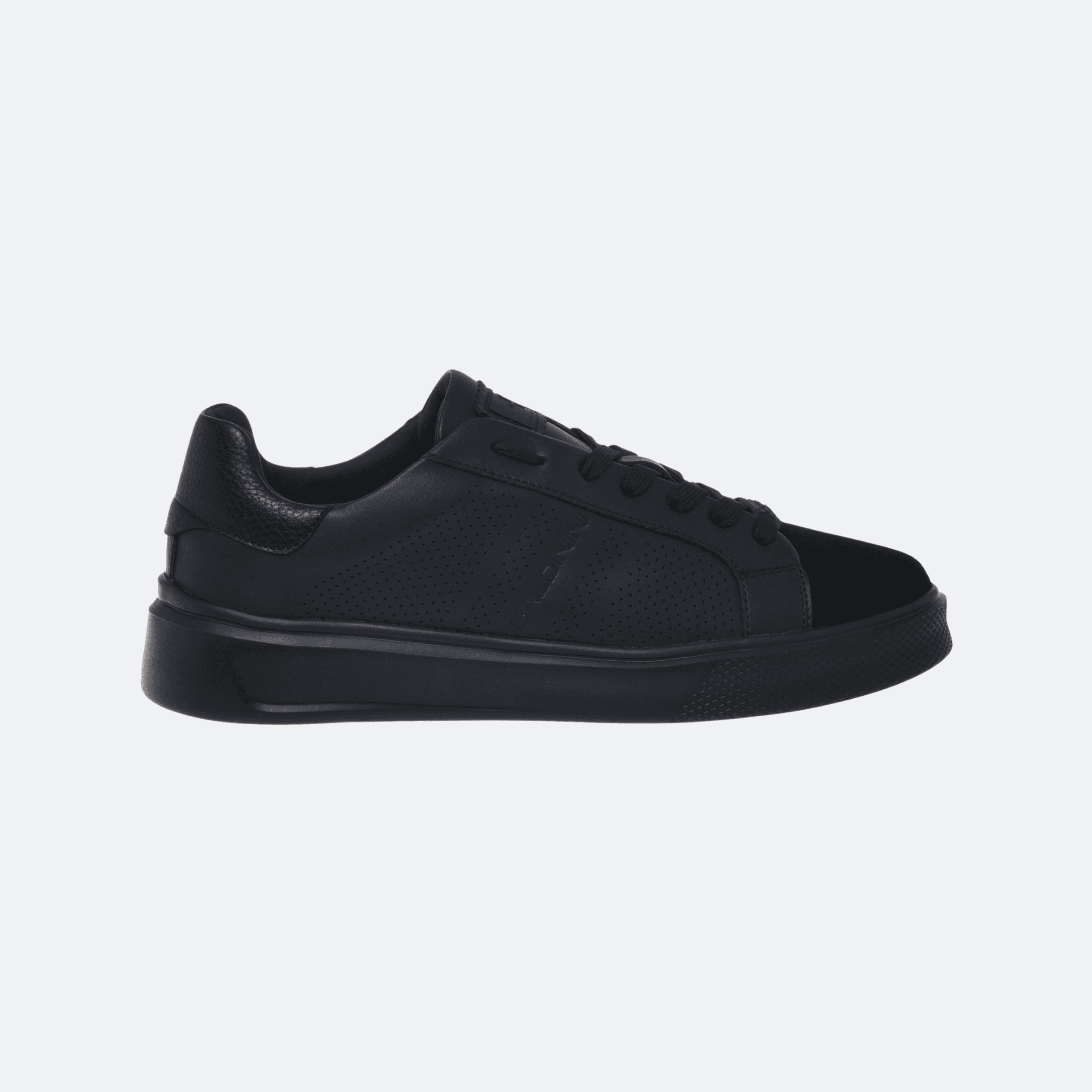 Baldinini Sneaker in Suede and Perforated Leather for Men - Black