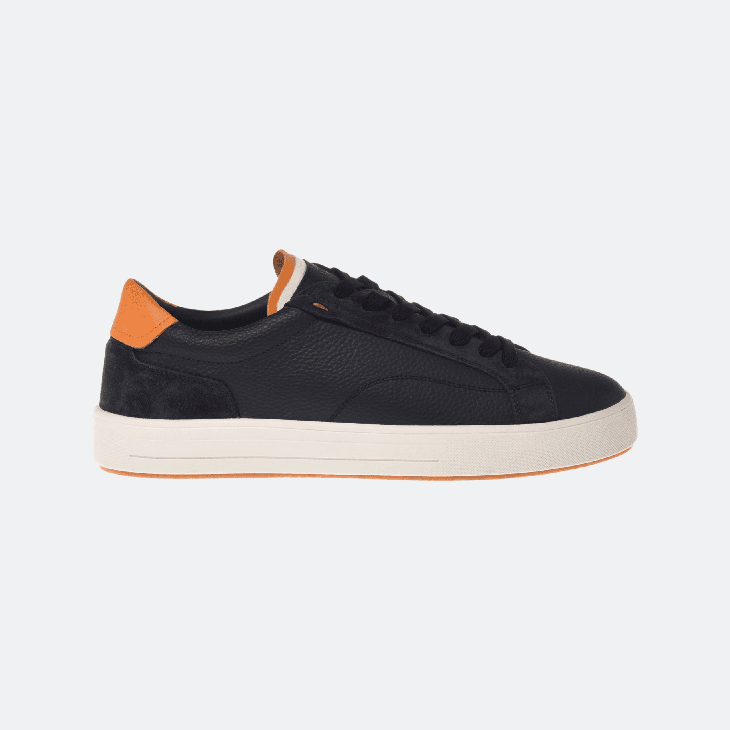 Baldinini Sneaker in Suede and Tumbled Leather for Men - Navy Blue