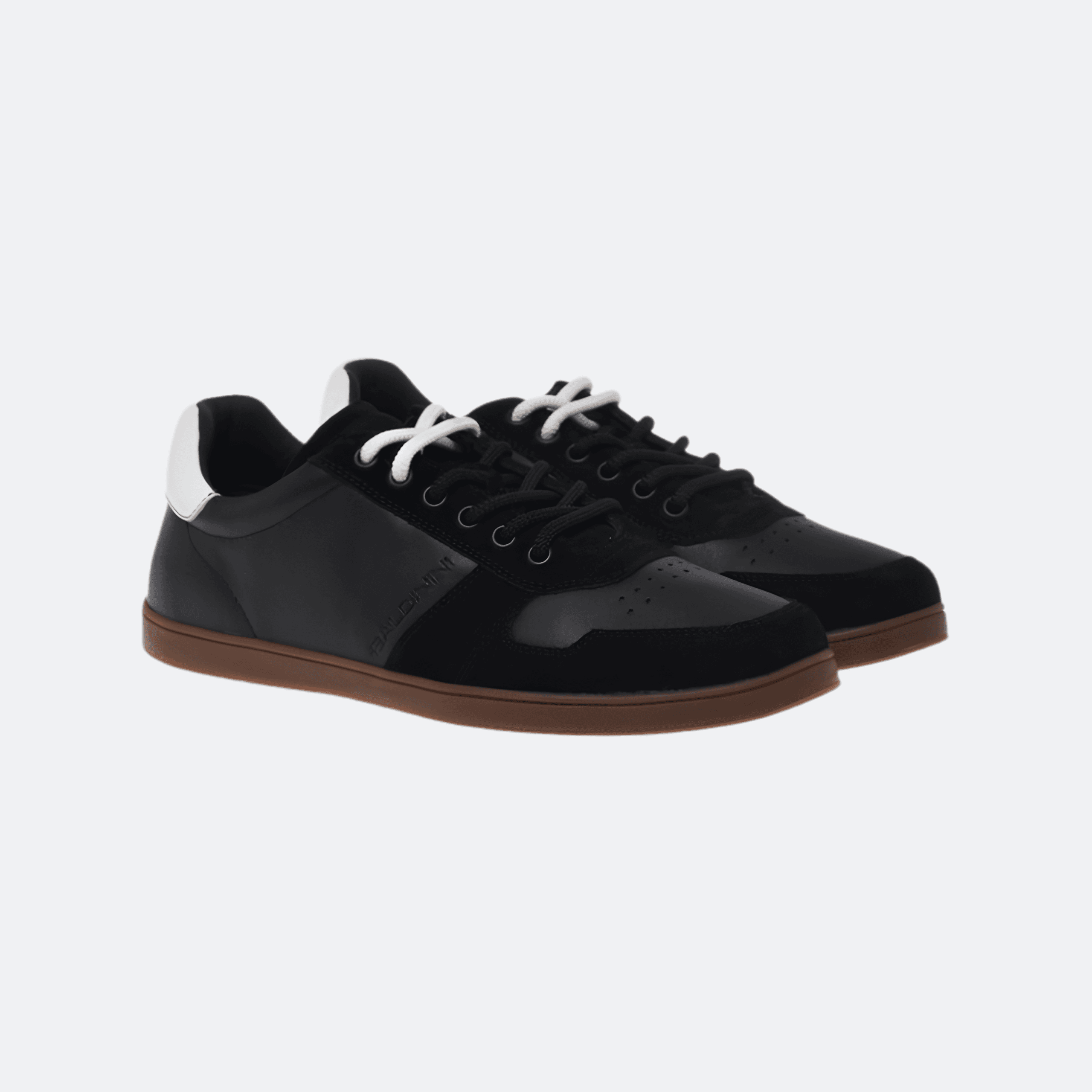 Baldinini Suede and Leather Sneakers for Men - Black alternate