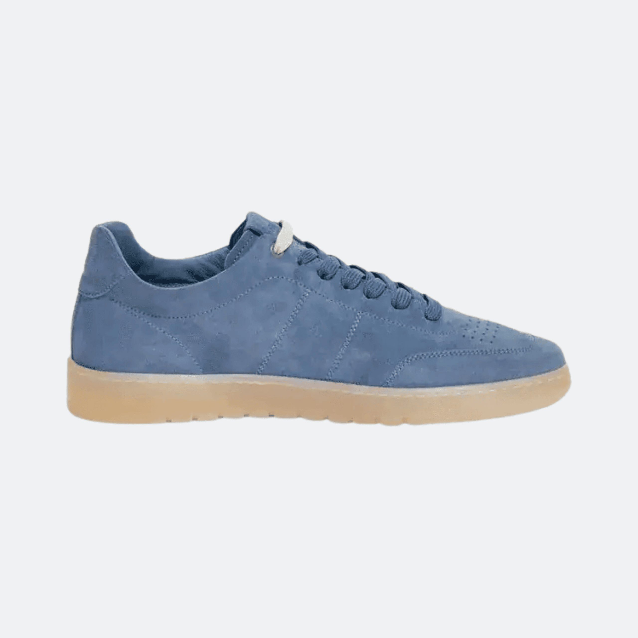 Boggi Milano Suede Low Top Sneakers For Men - Blue
