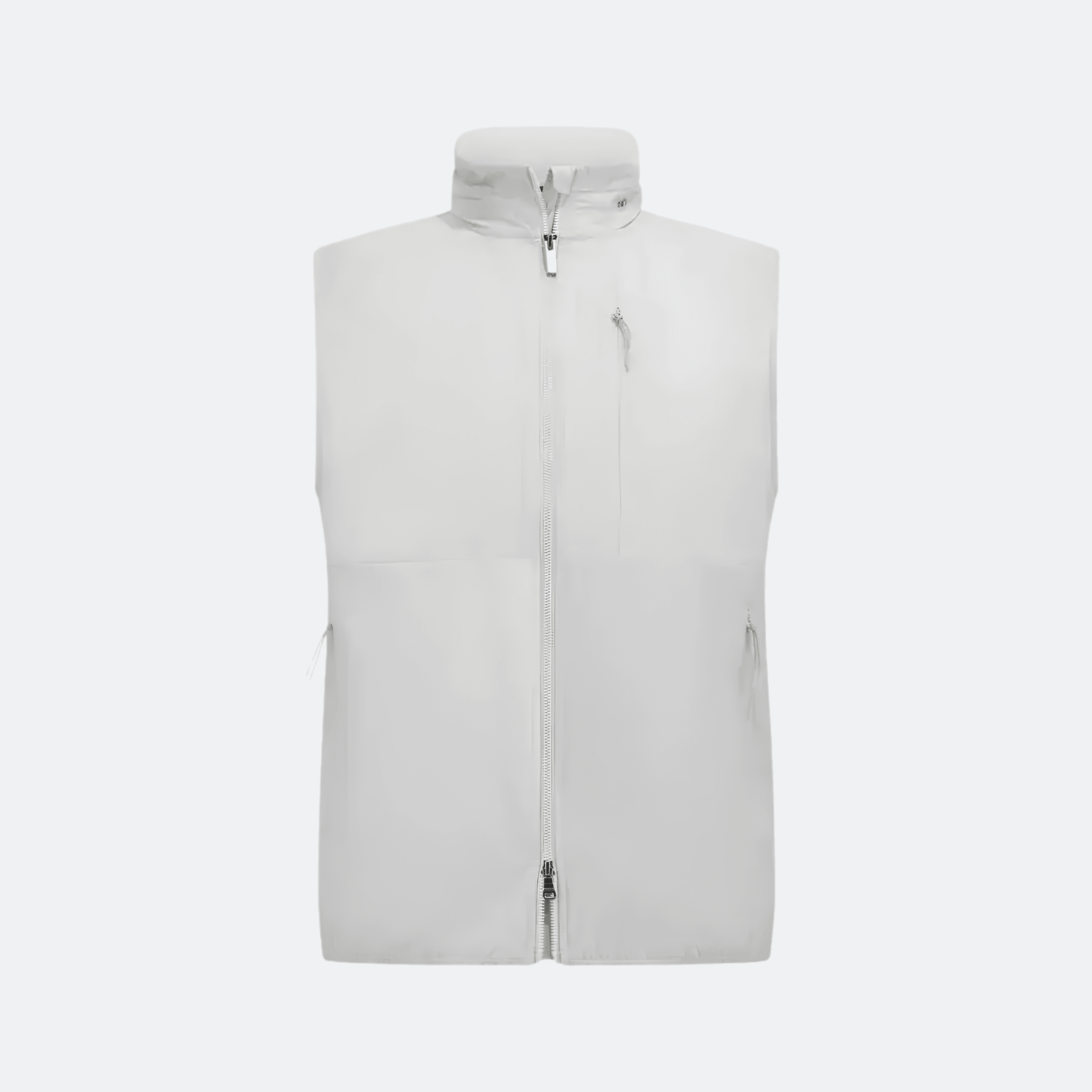 Boggi Milano Technical Fabric Vest for Men - White