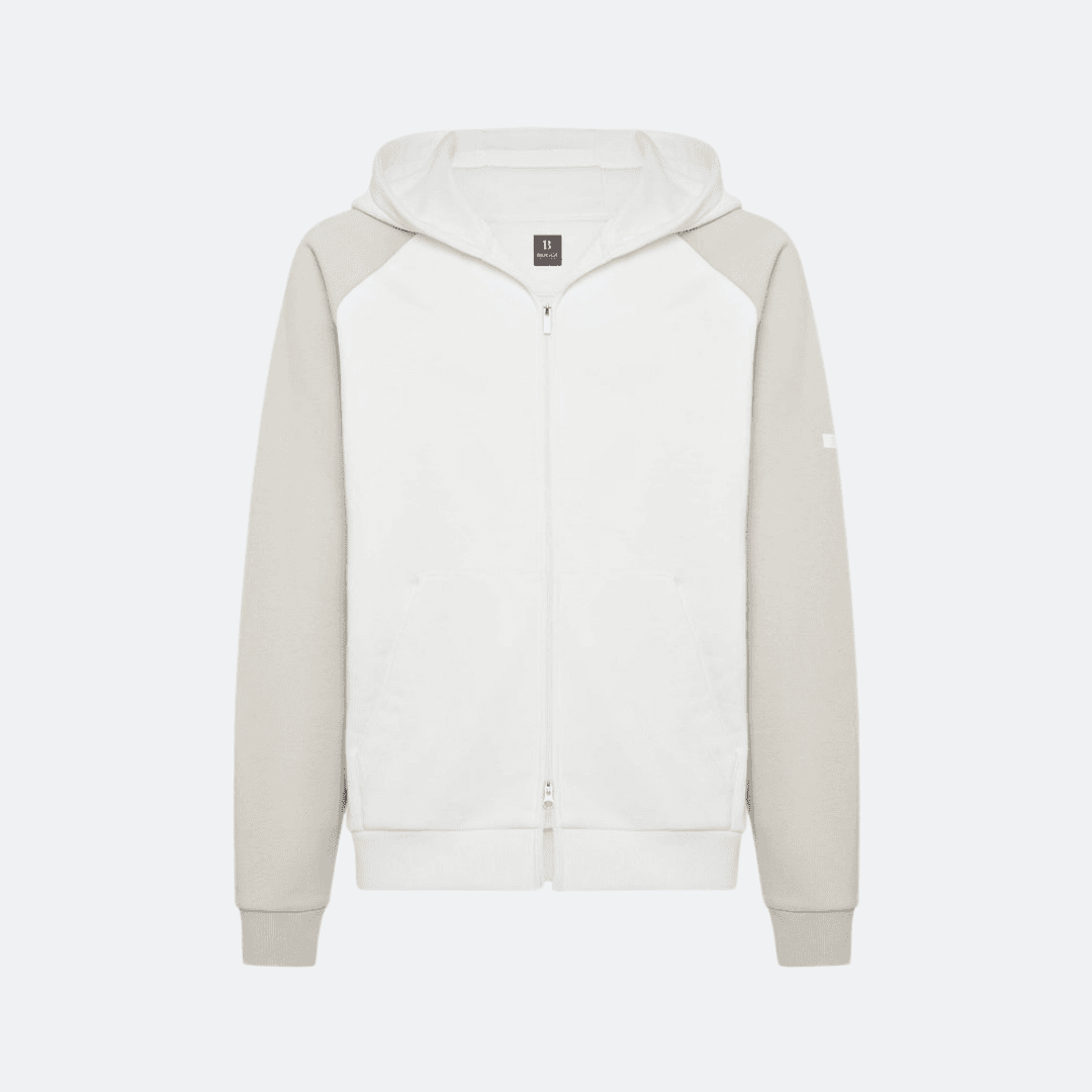 Boggi Milano White Block Hoodie