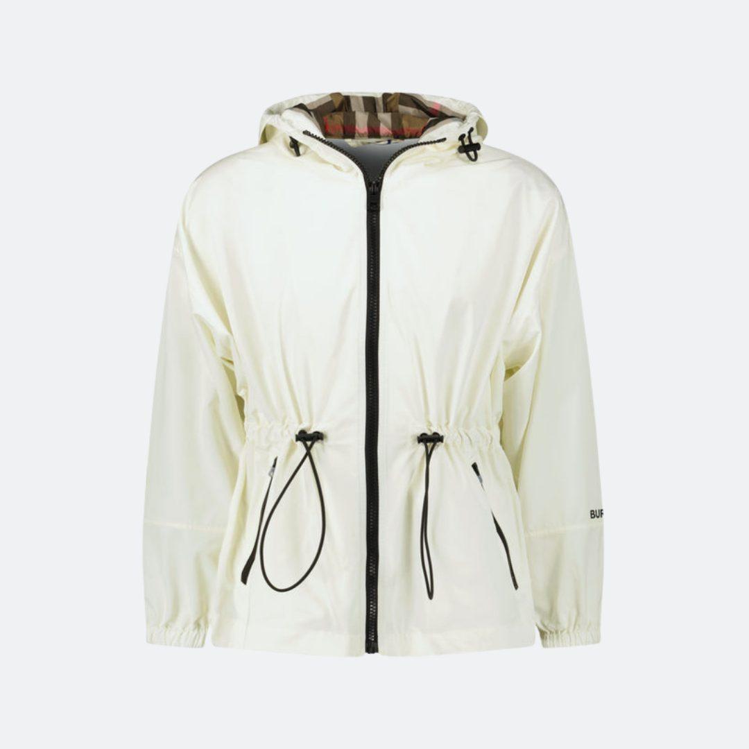 Burberry Burley White Women Raincoat
