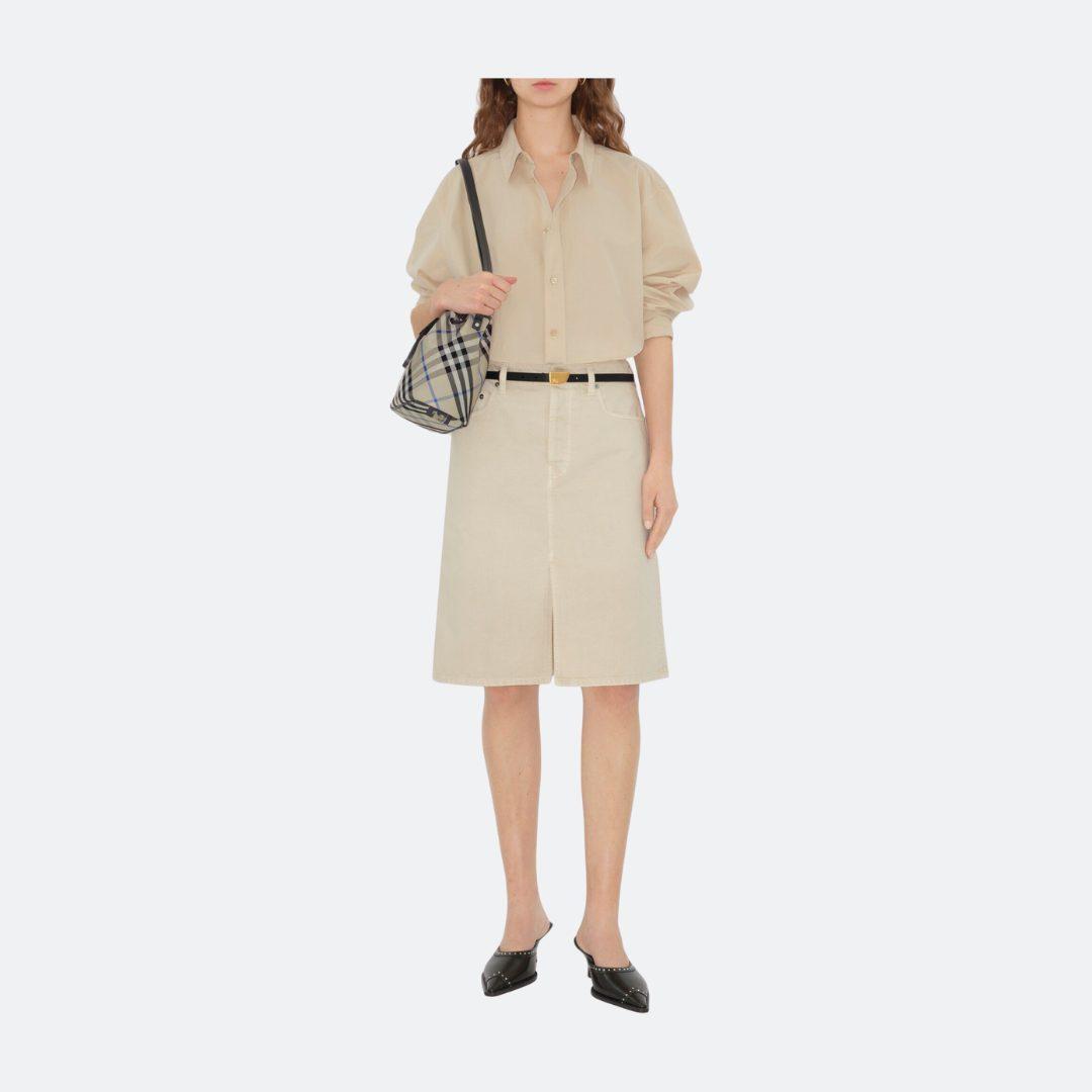 Burberry Classic Check Designed Mini Size Bucket Bag alternate
