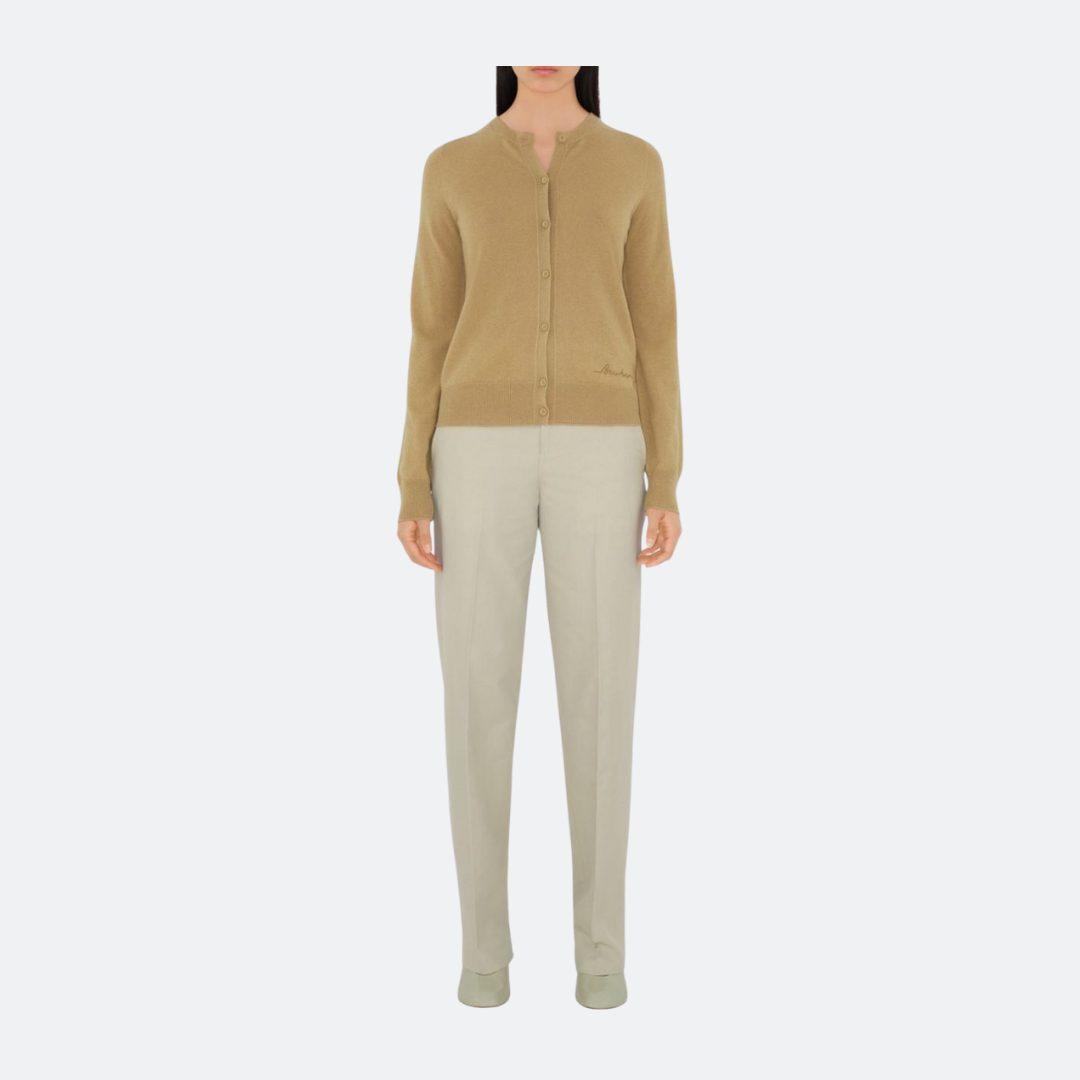 Burberry Flax Colour Cashmere Women Cardigan alternate