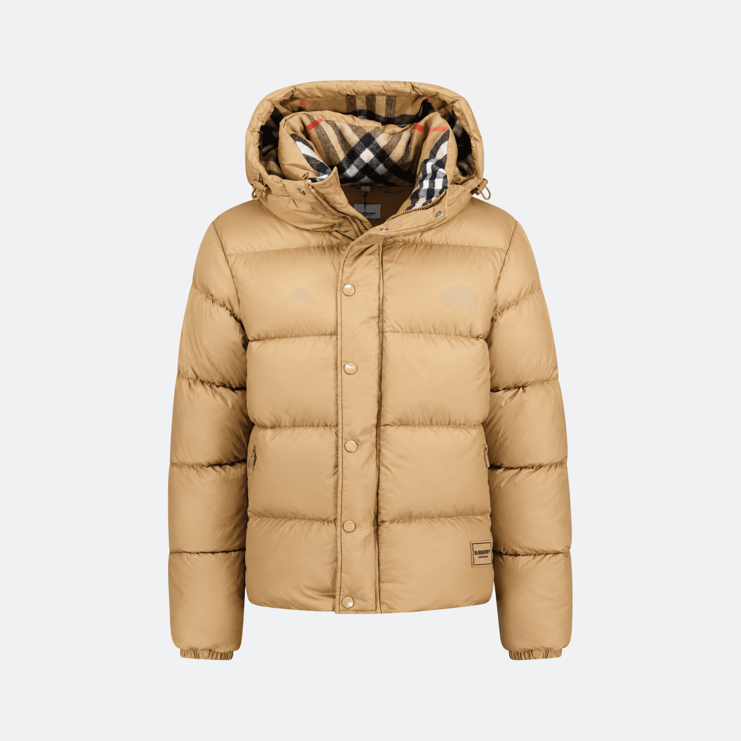 Burberry Halsby Puffer Jacket For Men - Archive Beige