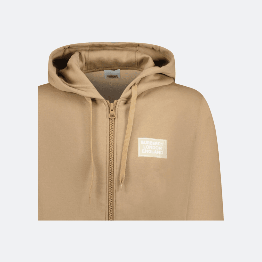 Burberry Hove Beige Hoodie Zip Sweatshirt alternate