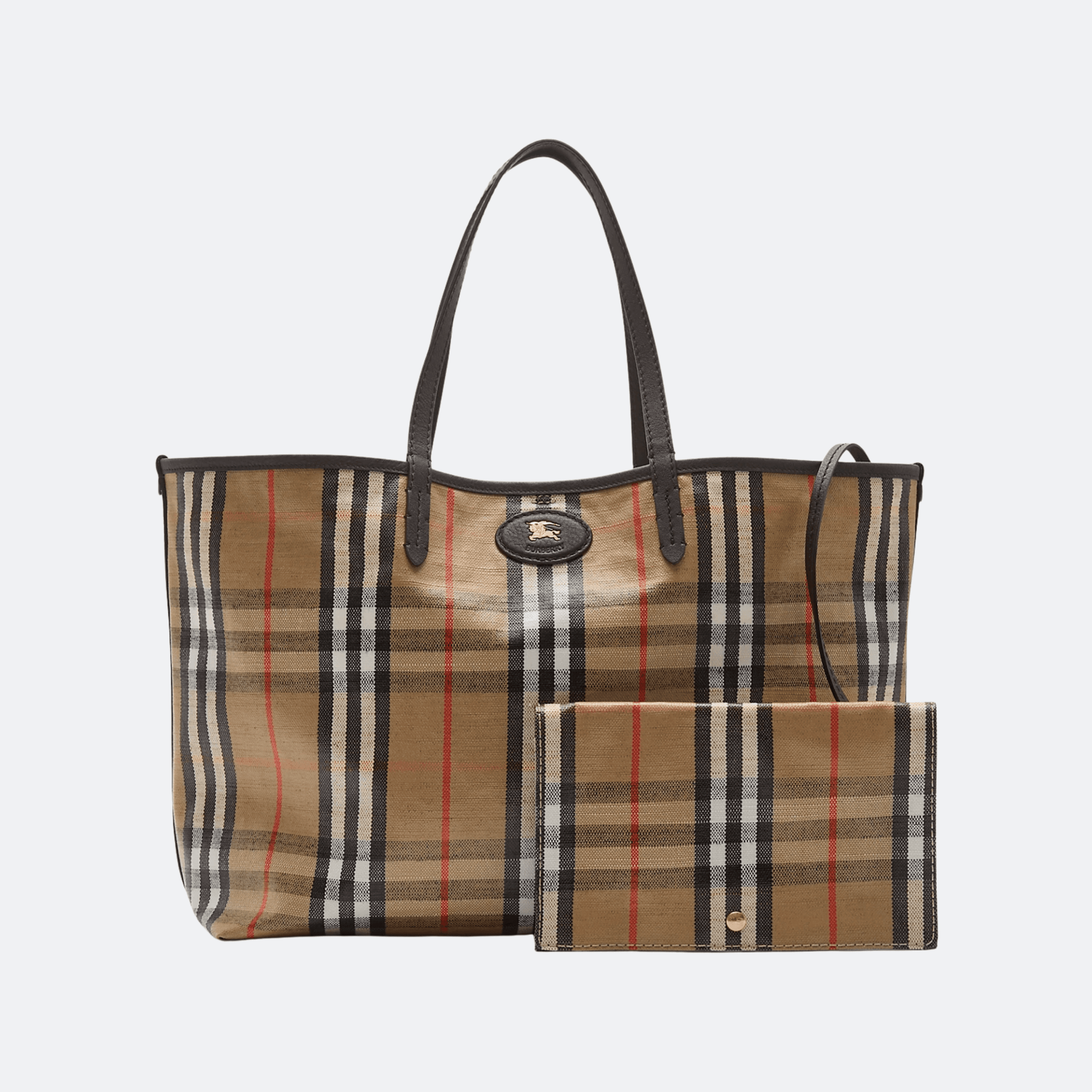 Burberry Medium Highlands Tote Bag For Women - Archive Beige