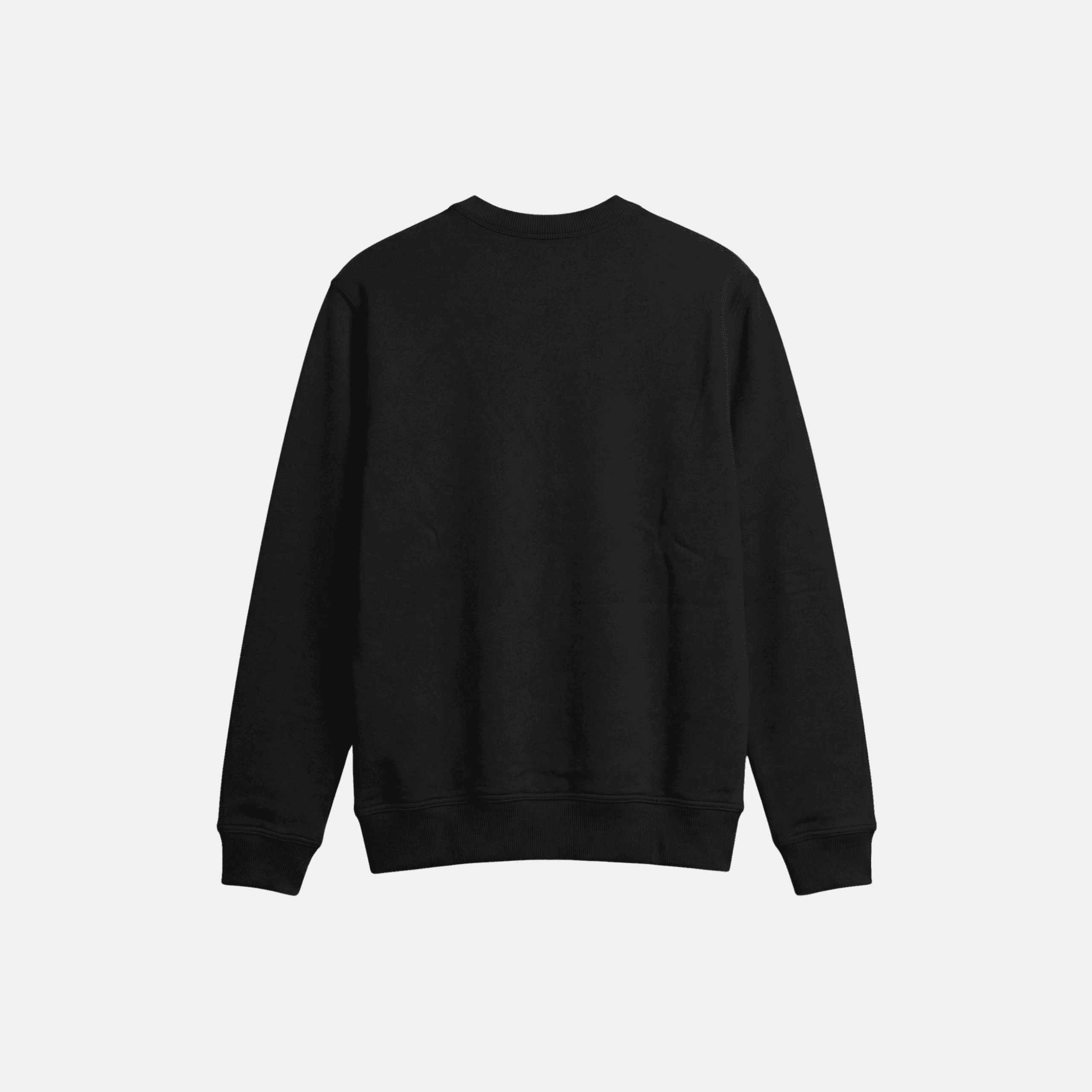 Burberry Tonal Logo Cotton Sweatshirt - Black alternate