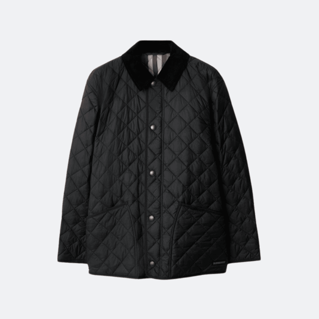 Burberry Willowbrook Black Quilted Men Jacket