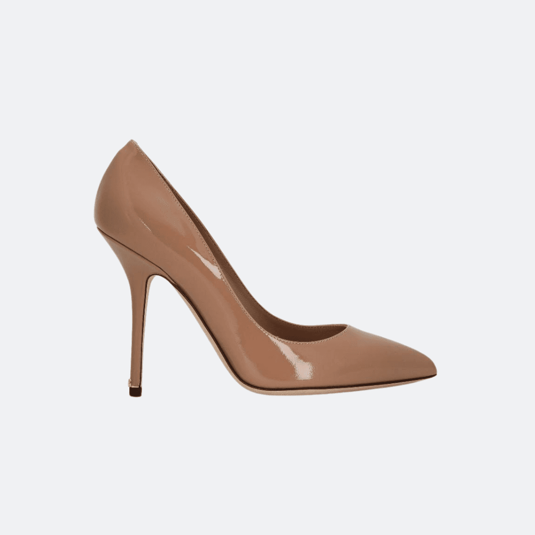 Dolce & Gabbana Bellucci Nude Patent Leather Pumps
