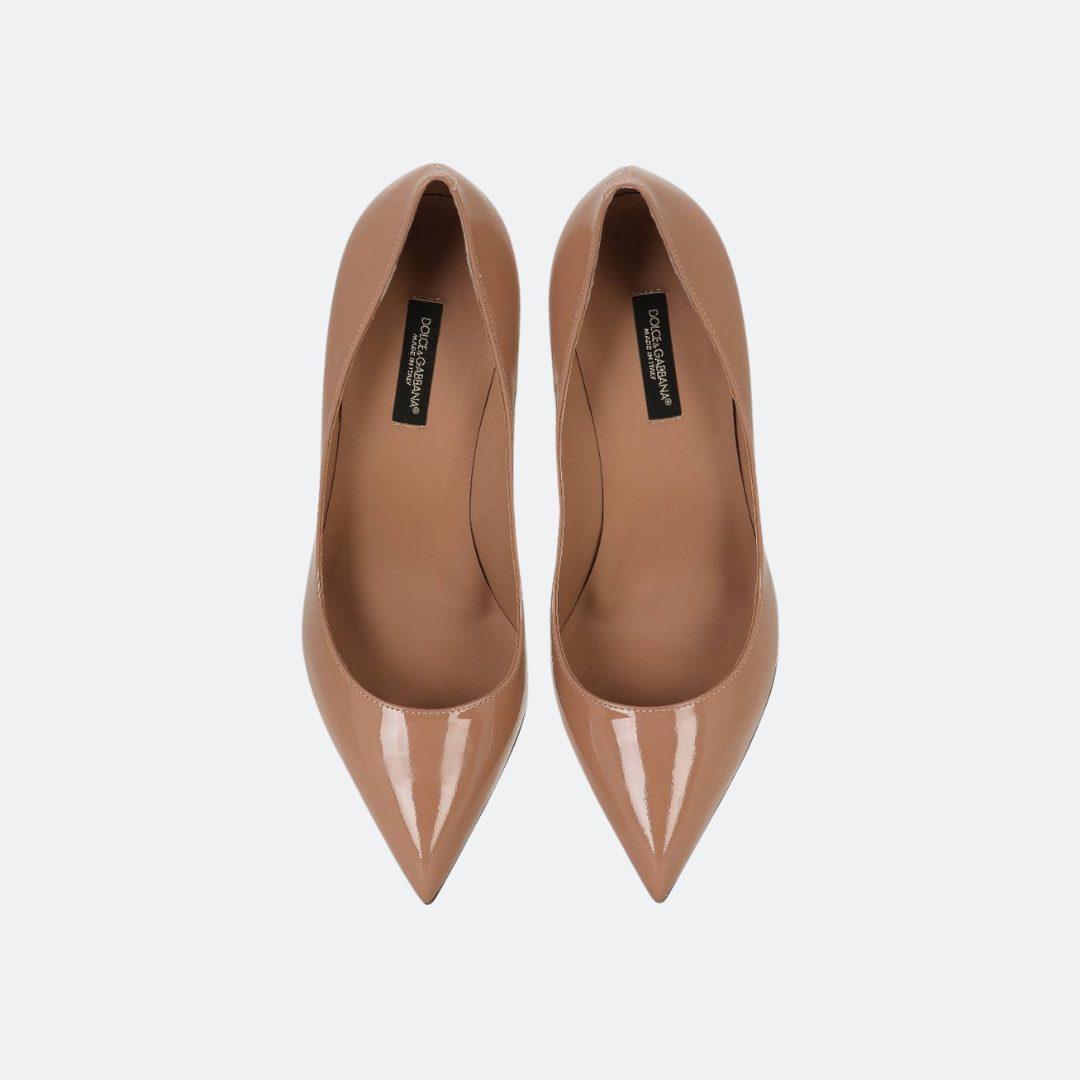 Dolce & Gabbana Bellucci Nude Patent Leather Pumps alternate