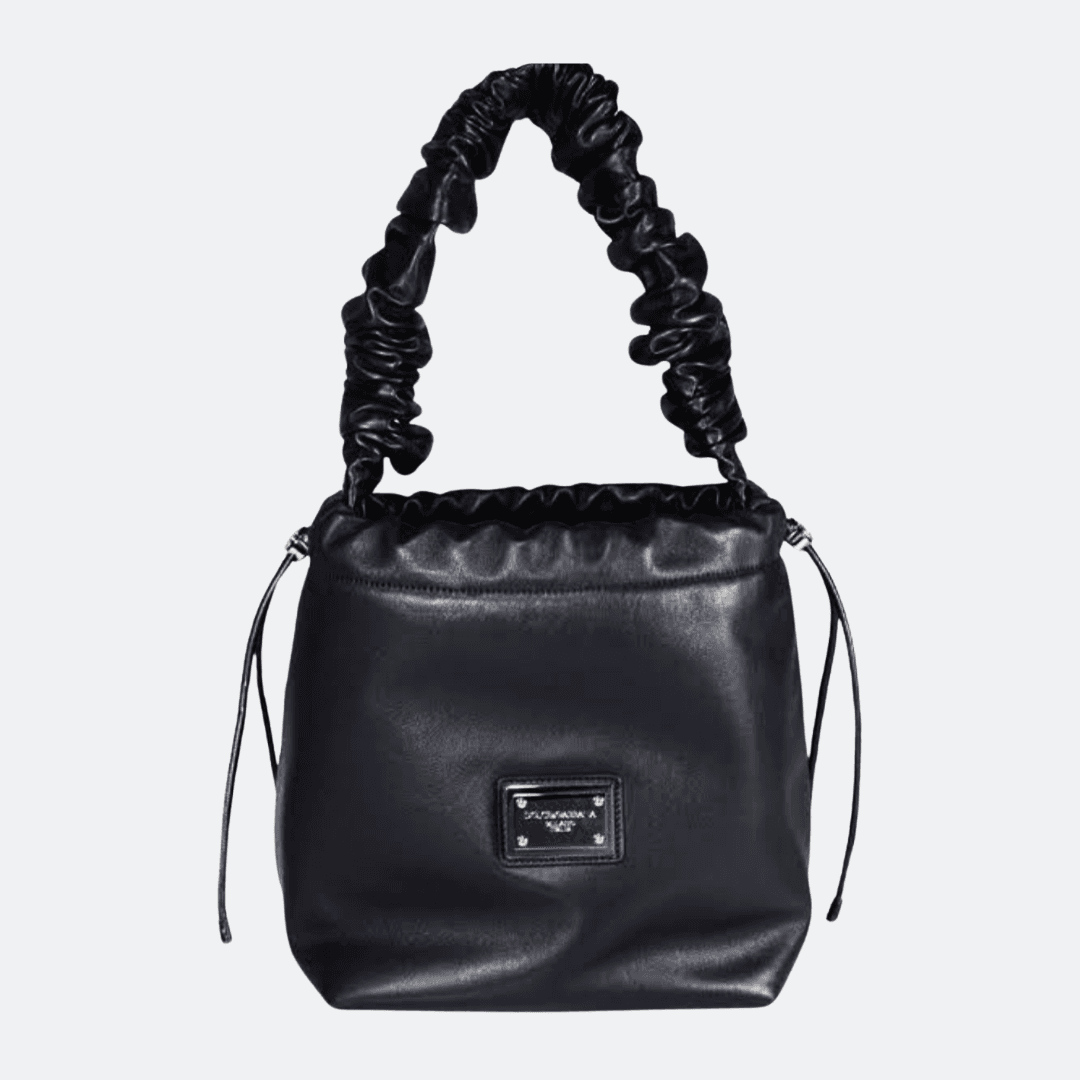 Dolce & Gabbana Black Leather Shoulder Bag