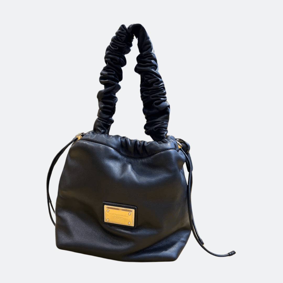 Dolce & Gabbana Black Leather Shoulder Bag alternate
