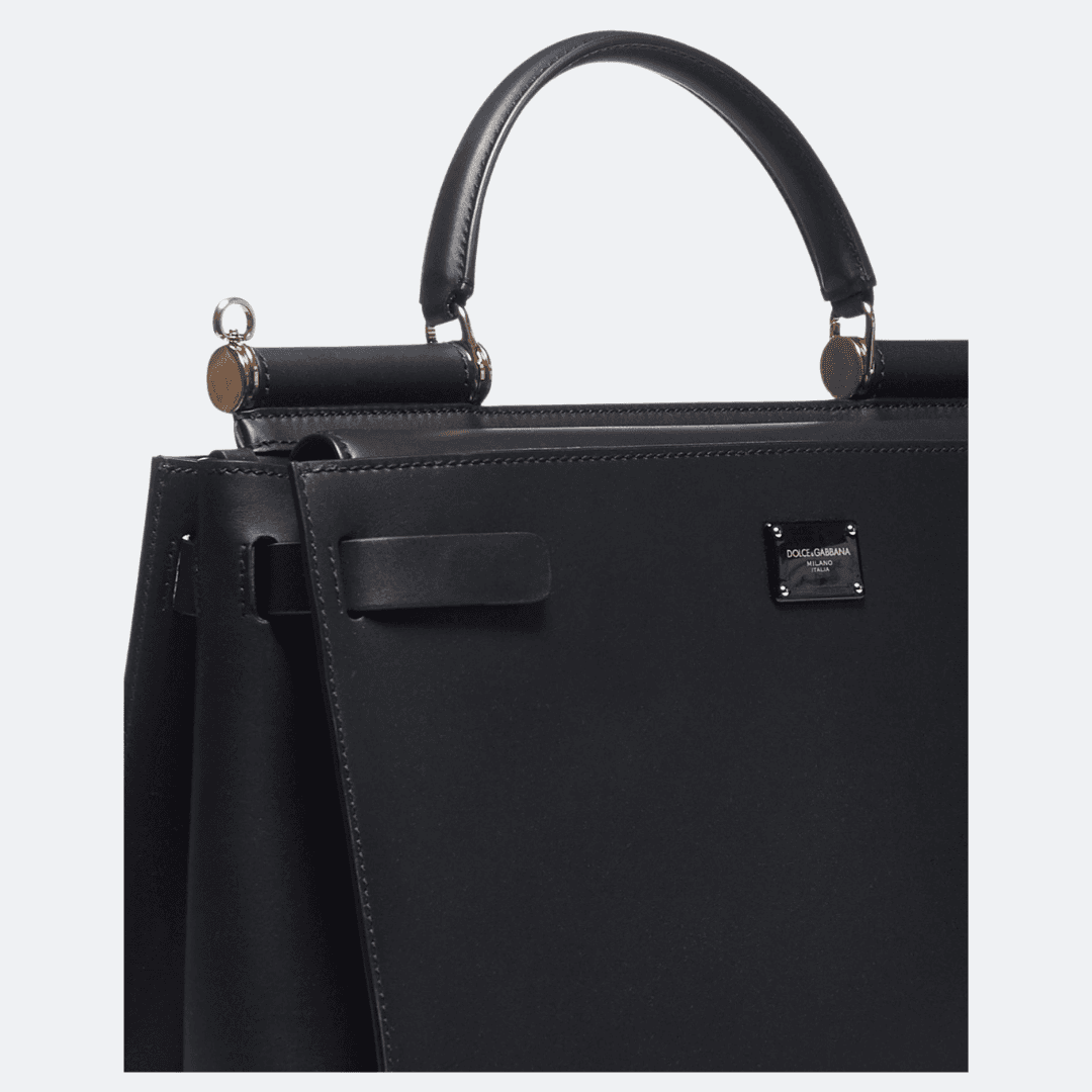 Dolce & Gabbana Black Sicily 62 Tote Bag alternate