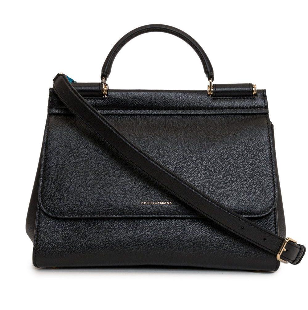 Dolce & Gabbana Calfskin Sicily Black