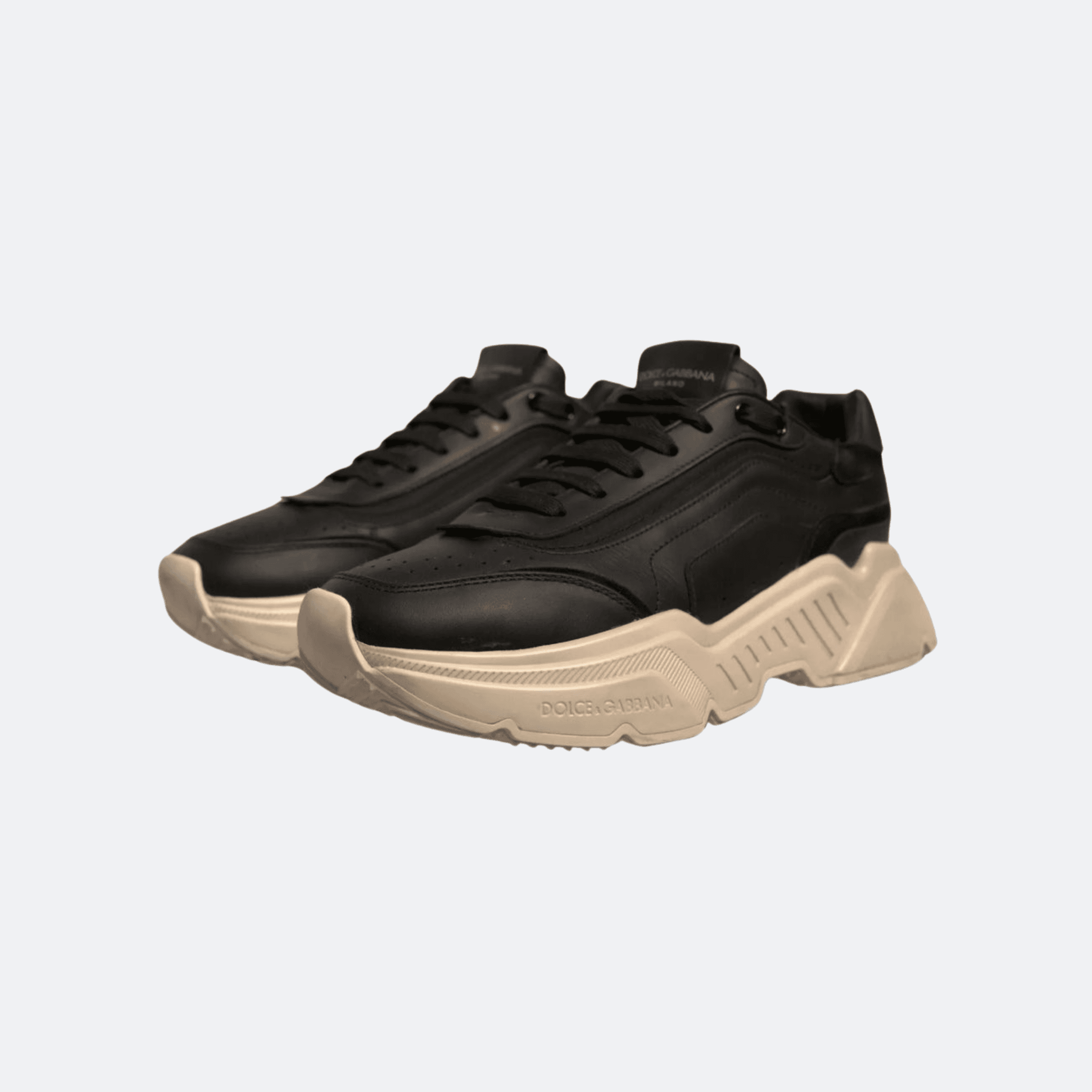 Dolce & Gabbana Daymaster Leather Sneakers for Men - Black alternate