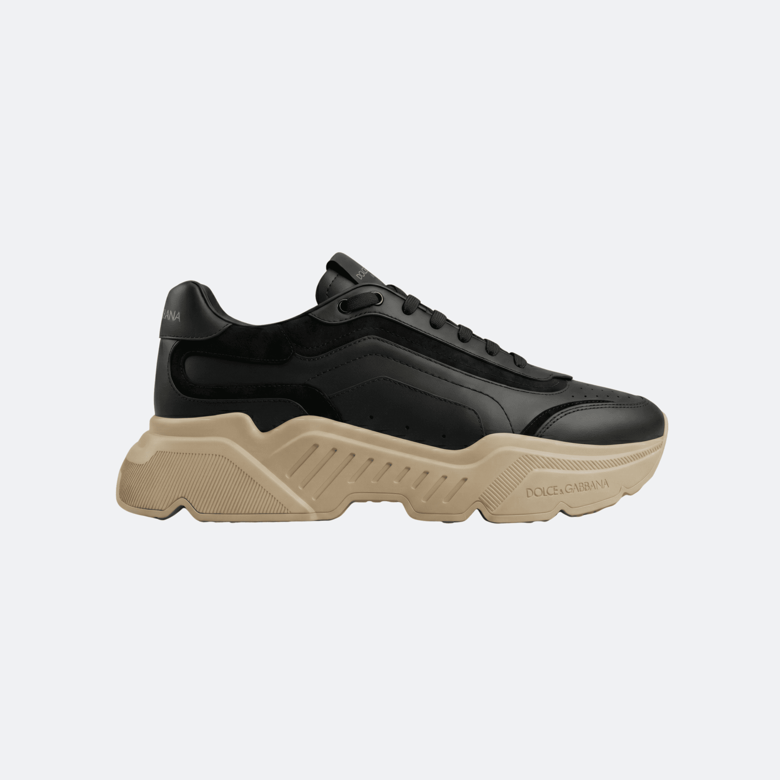 Dolce & Gabbana Daymaster Low-Top Sneakers - Black/Beige