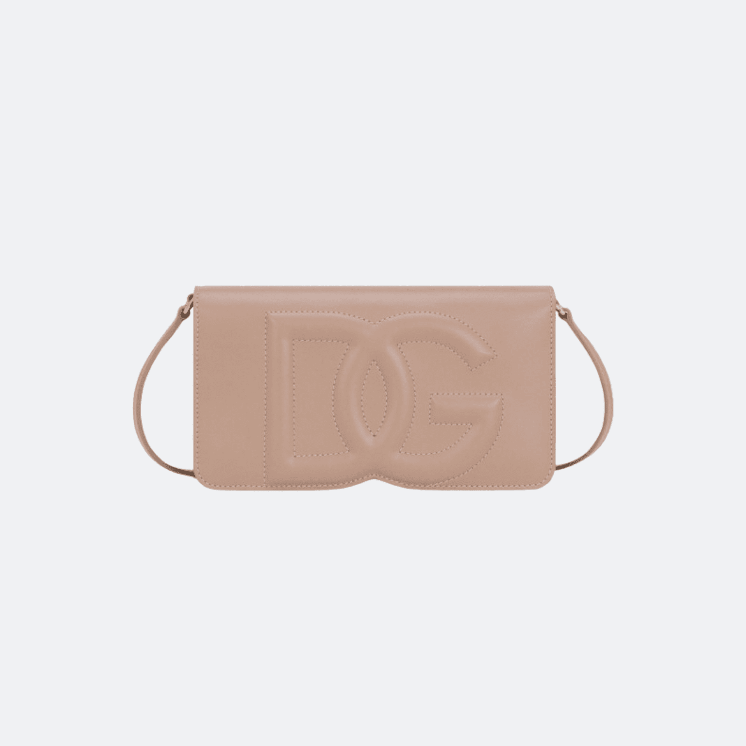 Dolce & Gabbana DG Logo Phone Bag Crossbody Bag - Nude Beige