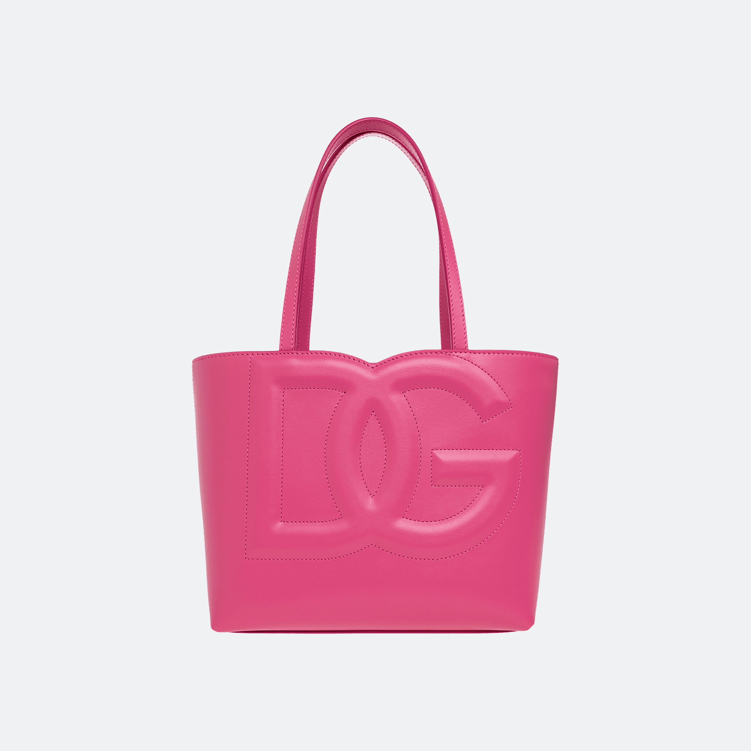 Dolce & Gabbana DG Logo Small Tote Bag - Fuschia Pink