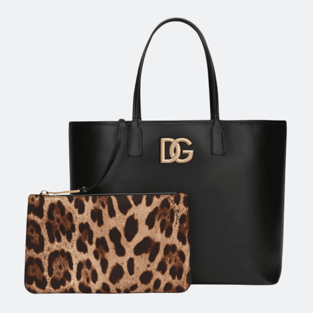 Dolce & Gabbana Fefe Multi Leather Tote Bag