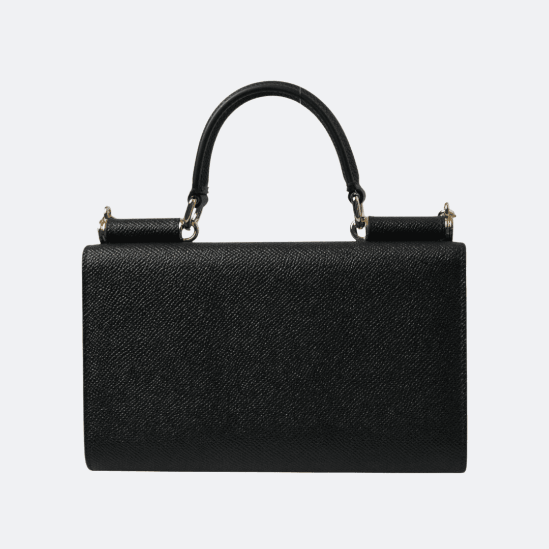 Dolce & Gabbana Leather Black Cardholder-Shoulder Bag alternate