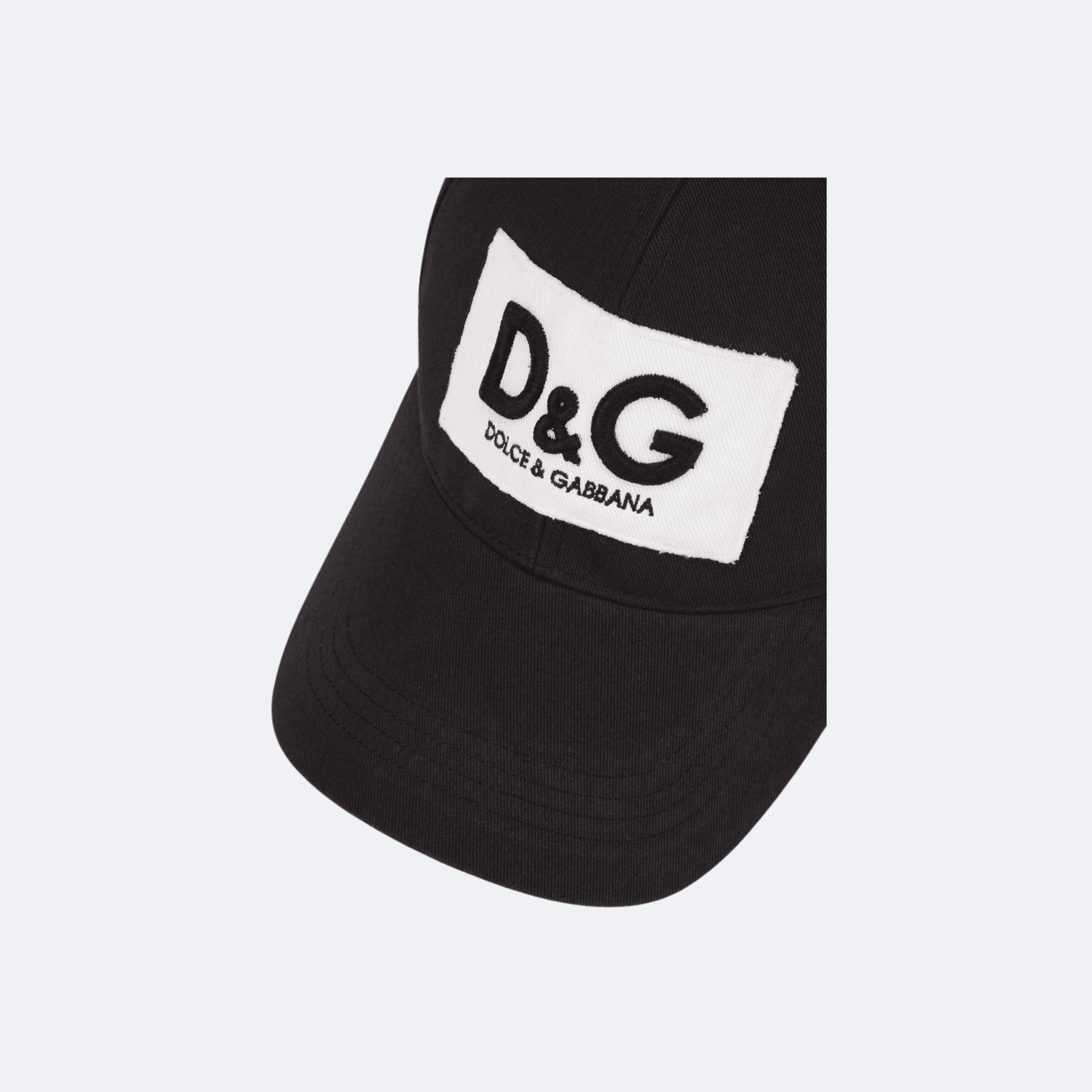 Dolce & Gabbana Logo Patch Baseball Cap - Black alternate