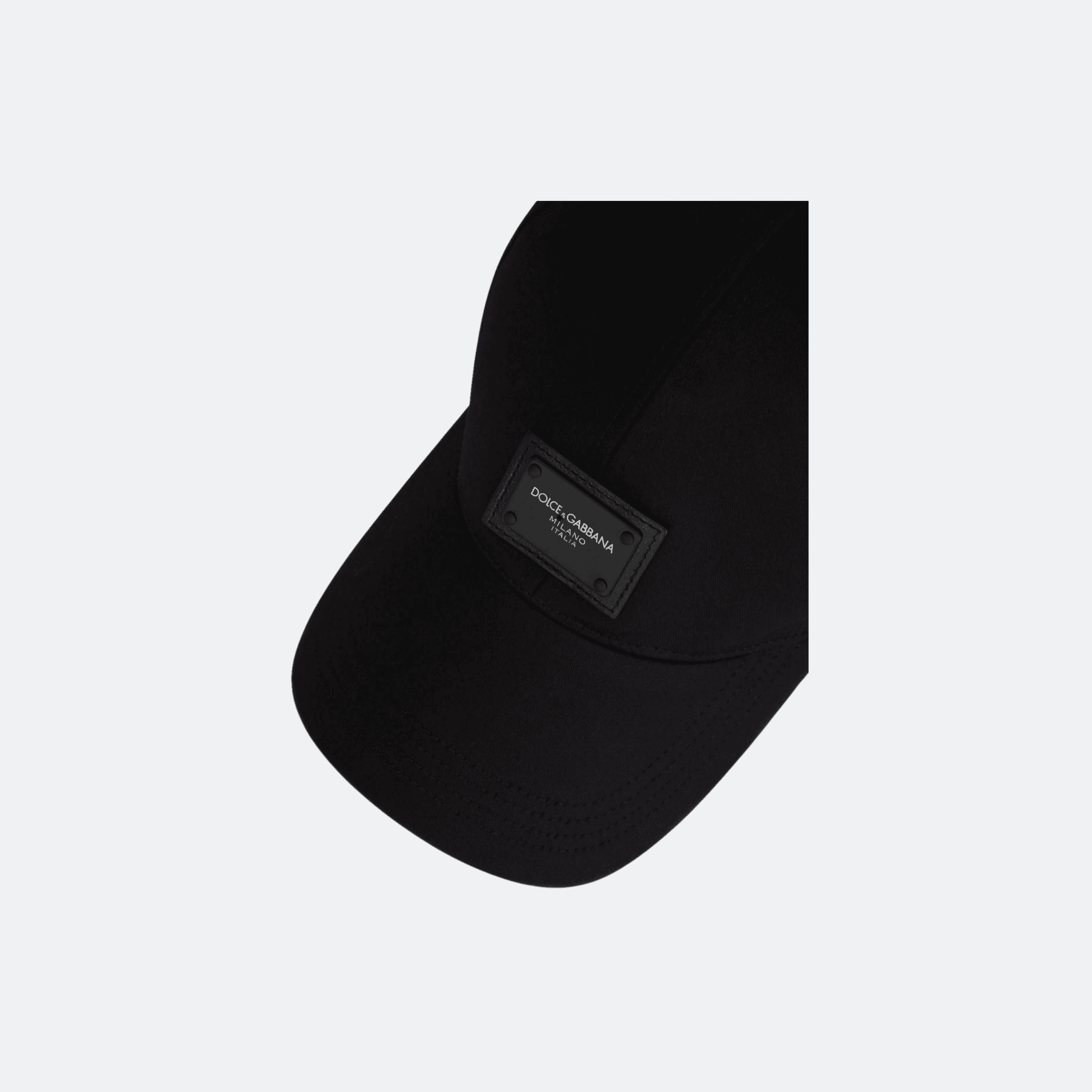 Dolce & Gabbana Logo Plaque Baseball Cap - Black alternate