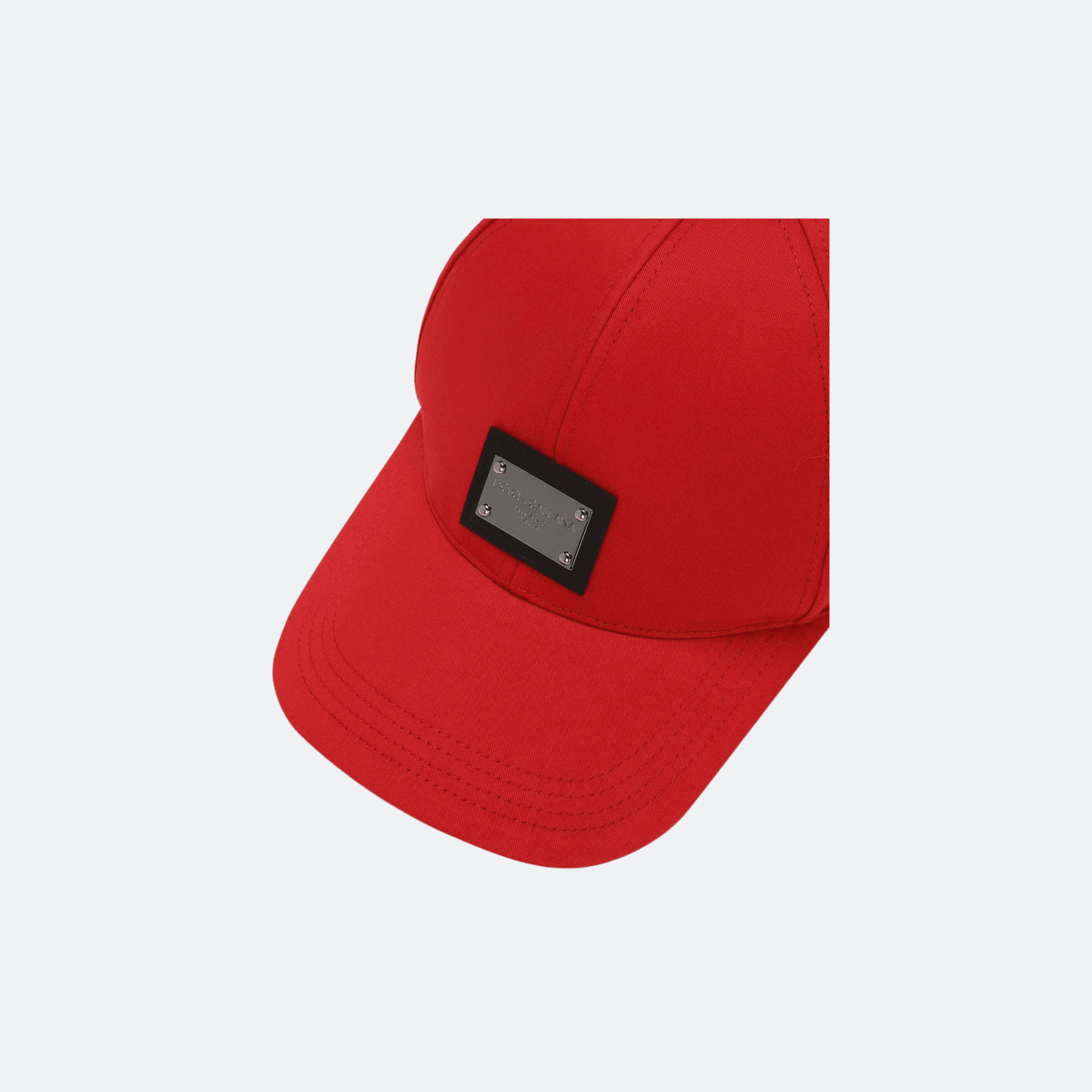 Dolce & Gabbana Logo Plaque Baseball Cap - Red alternate