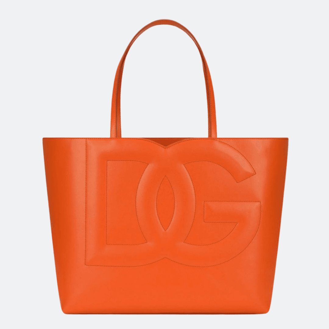 Dolce & Gabbana Medium Orange Calfskin Tote Bag alternate