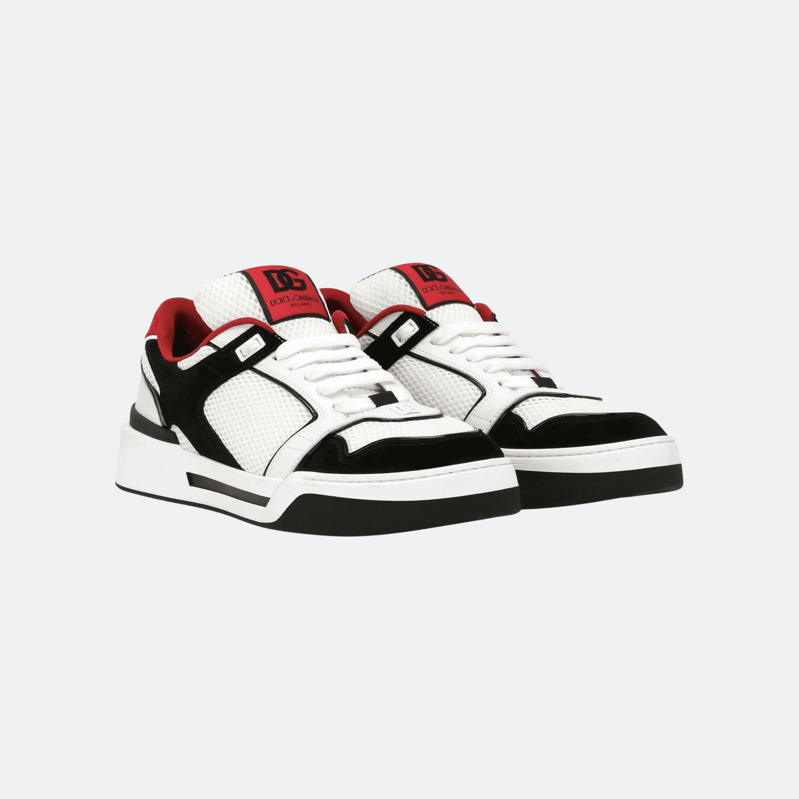 Dolce & Gabbana New Roma Sneakers - White/Black/Red alternate