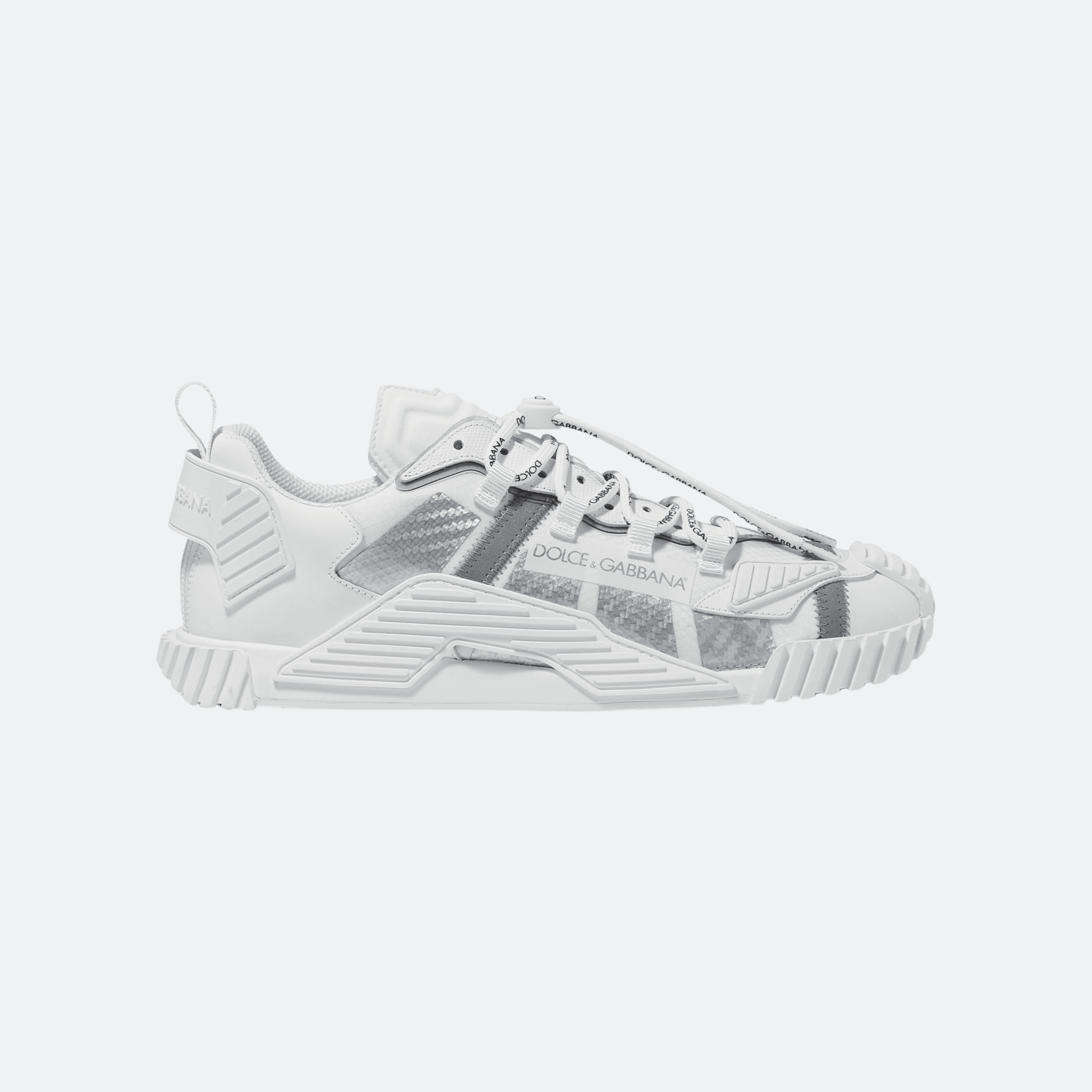 Dolce & Gabbana NS1 Slip On Sneakers for Men - White/Silver