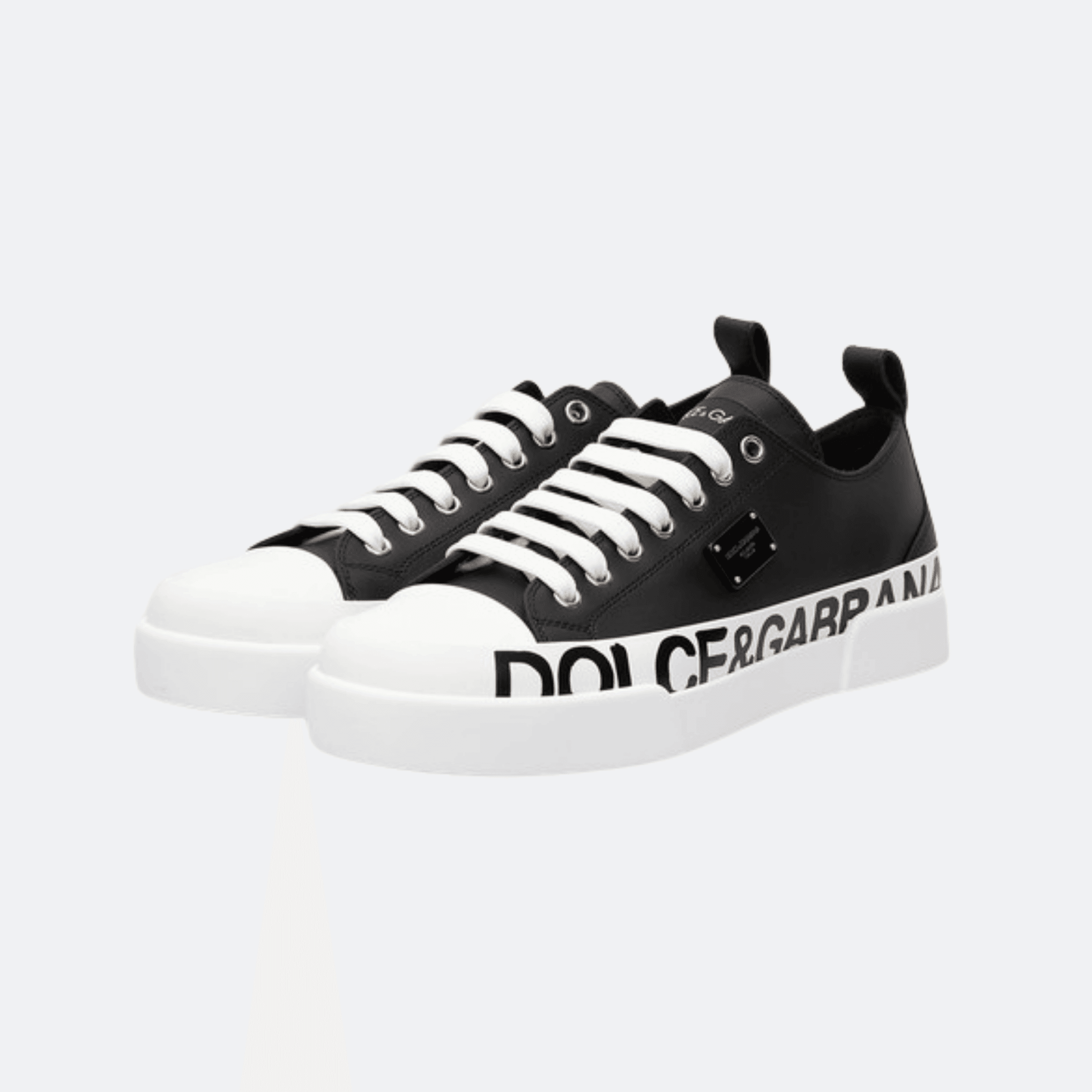 Dolce & Gabbana Portofino Sneakers For Women - Black/White alternate