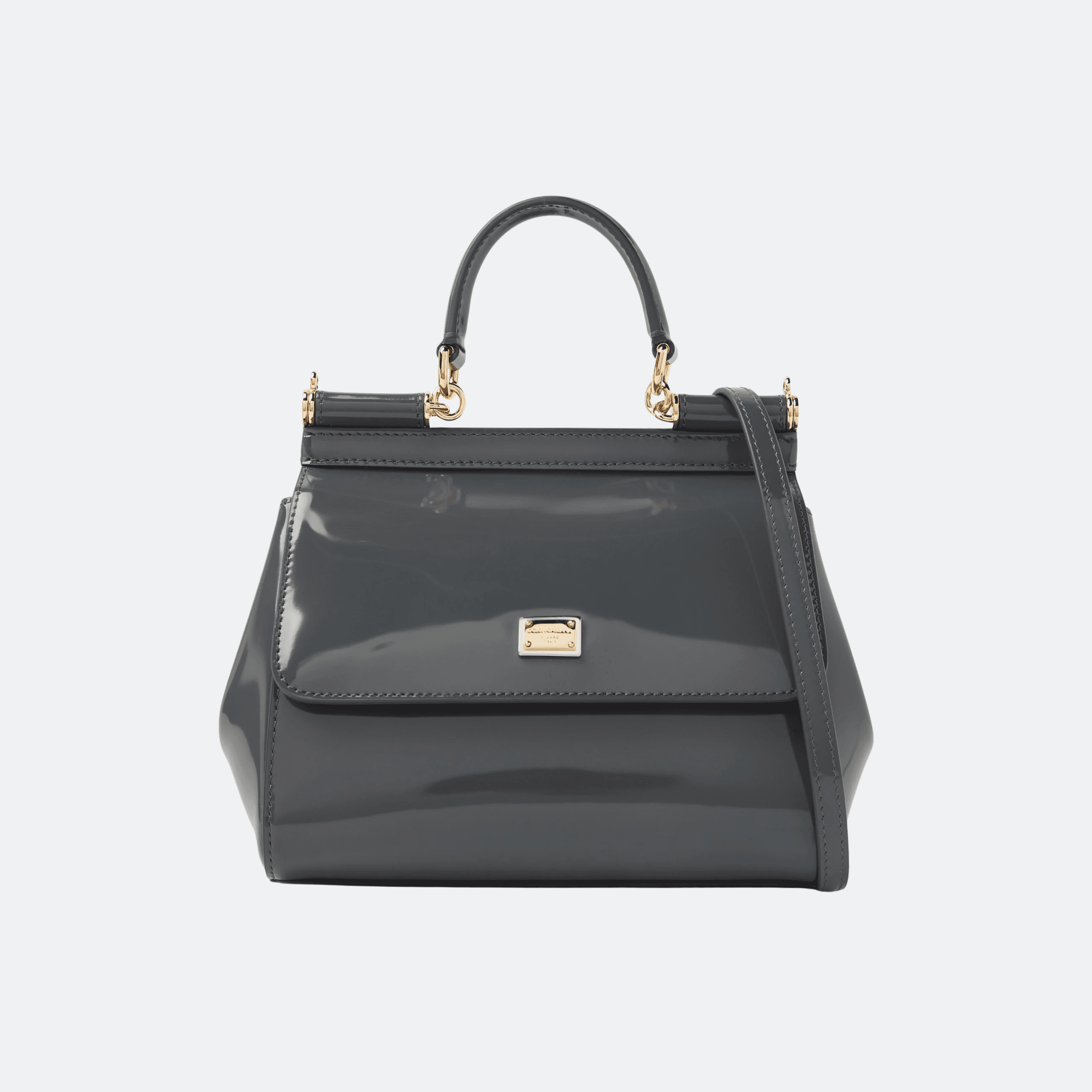 Dolce & Gabbana Sicily Medium Tote/Shoulder Bag - Grey