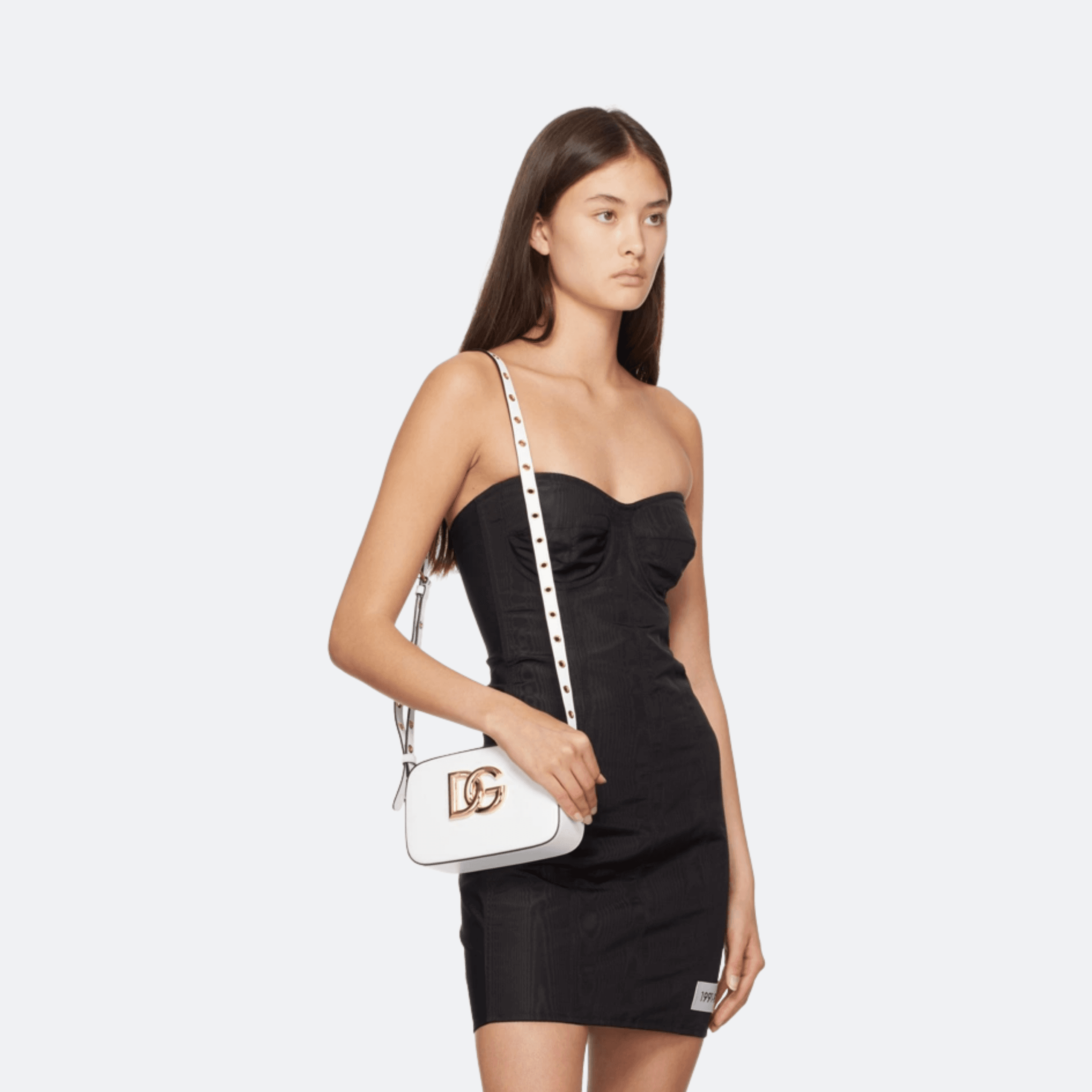 Dolce & Gabbana White Small DG Logo Camera Bag alternate