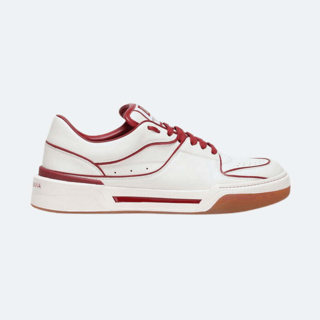 Dolce&Gabbana New Roma White-Red Men Sneakers