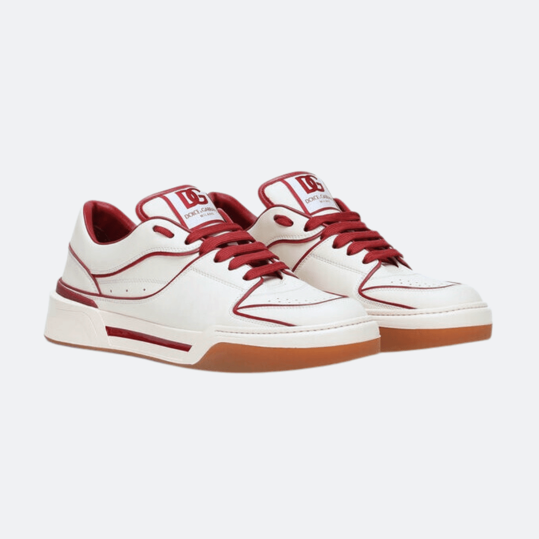 Dolce&Gabbana New Roma White-Red Men Sneakers alternate