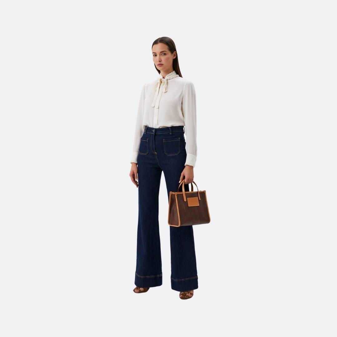 Etro Paisley Brown Shopping Bag alternate