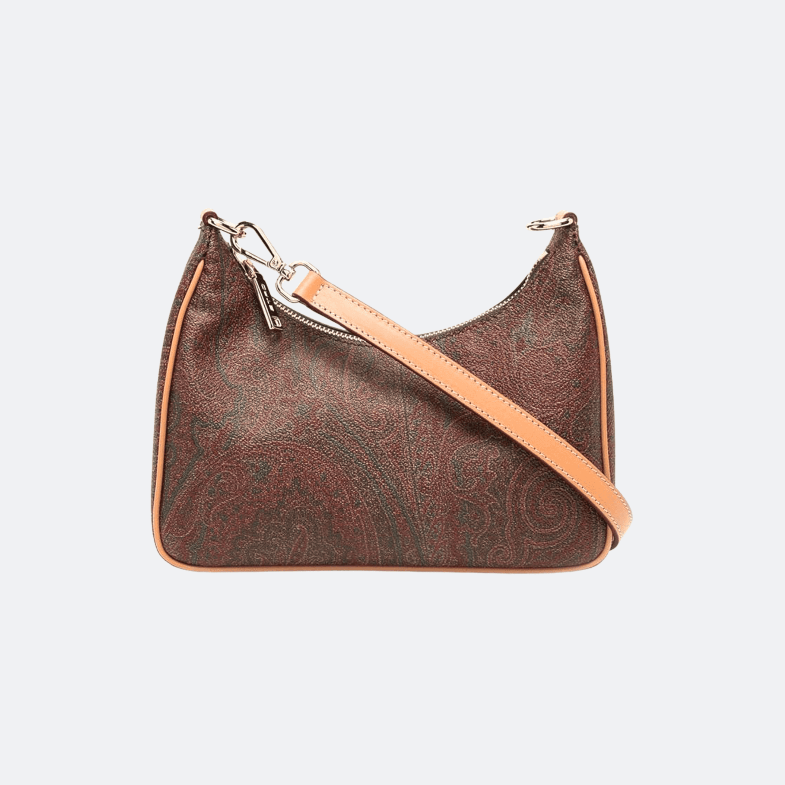 Etro Paisley Print Tote Bag for Women - Burgundy/Tan