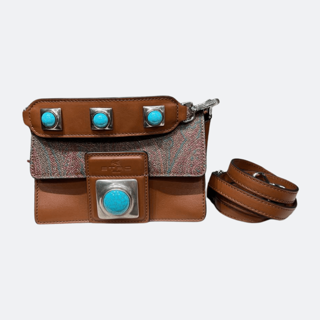Etro Stud-Embellished Tote Bag