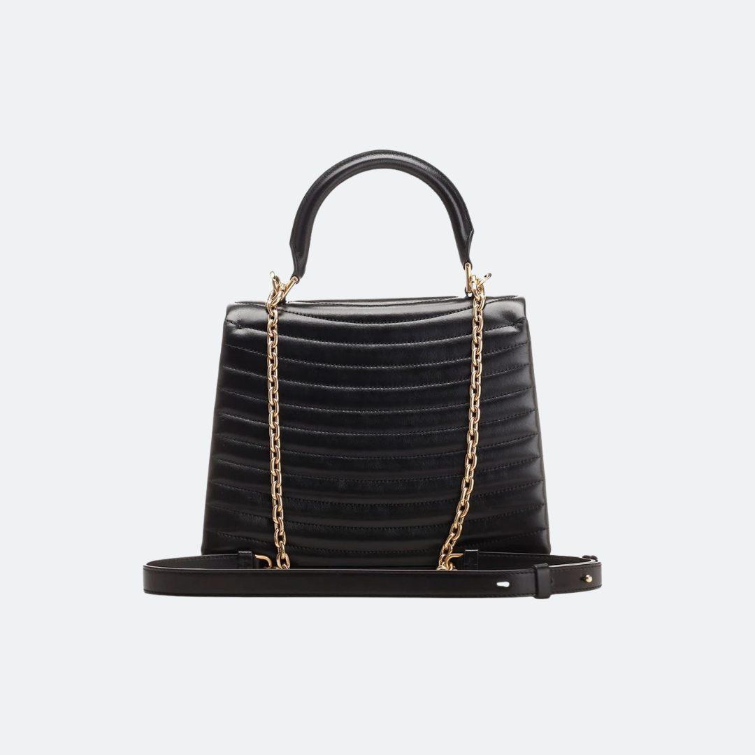 Ferragamo Black Medium Quilted Handbag alternate