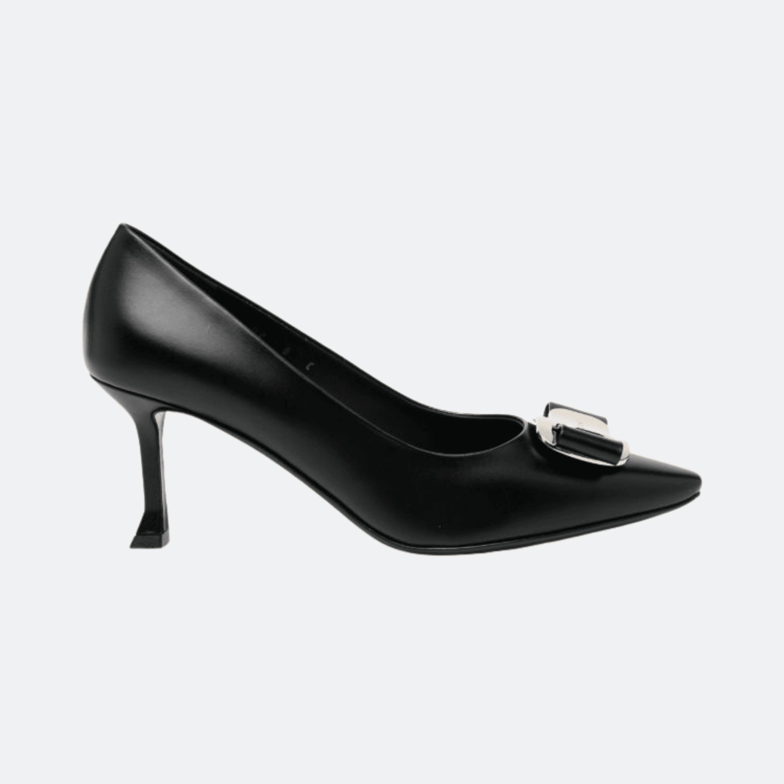 Ferragamo Vara Bow 80 Mm Pumps For Women - Black