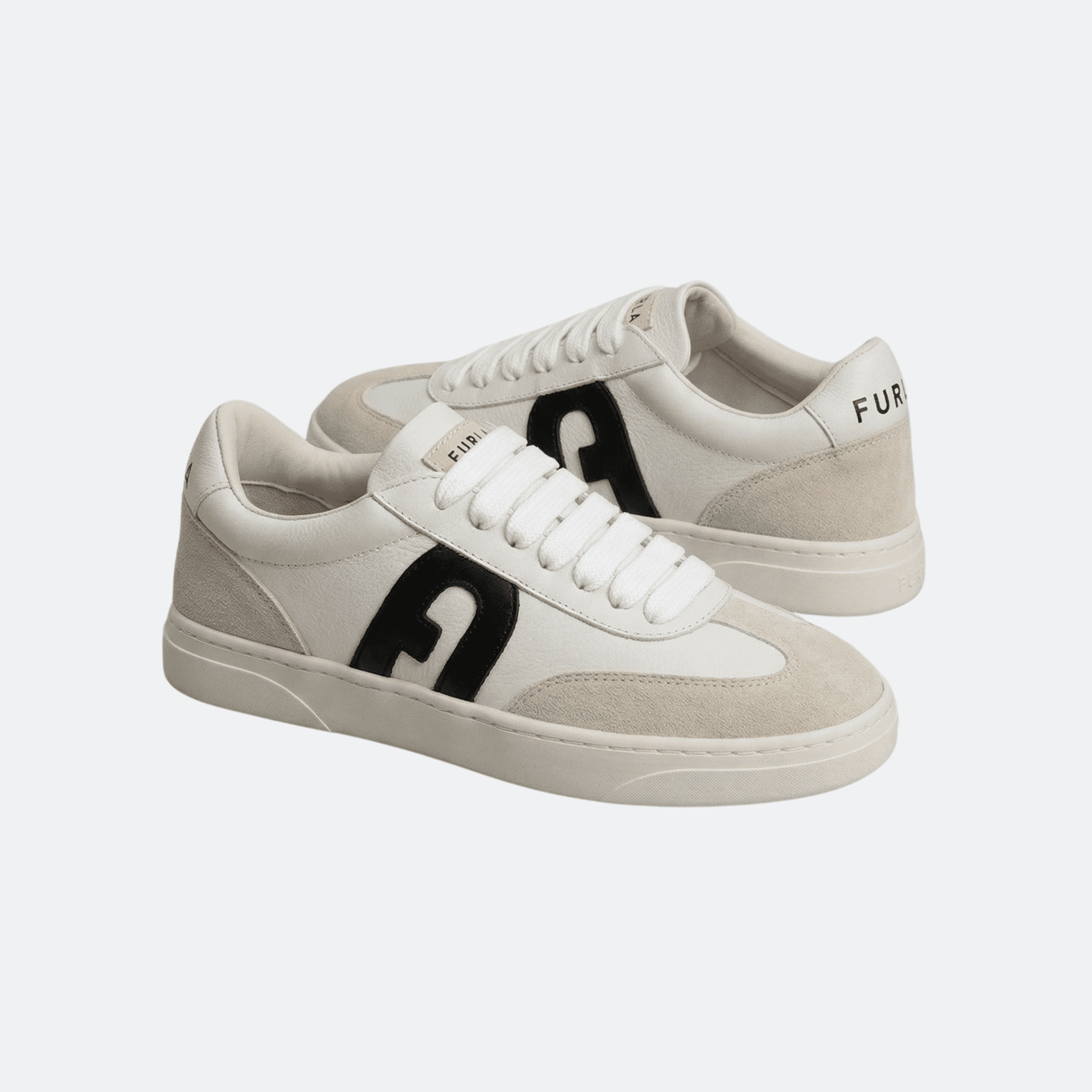 Furla DS Step Sneakers for Women - White&Beige alternate