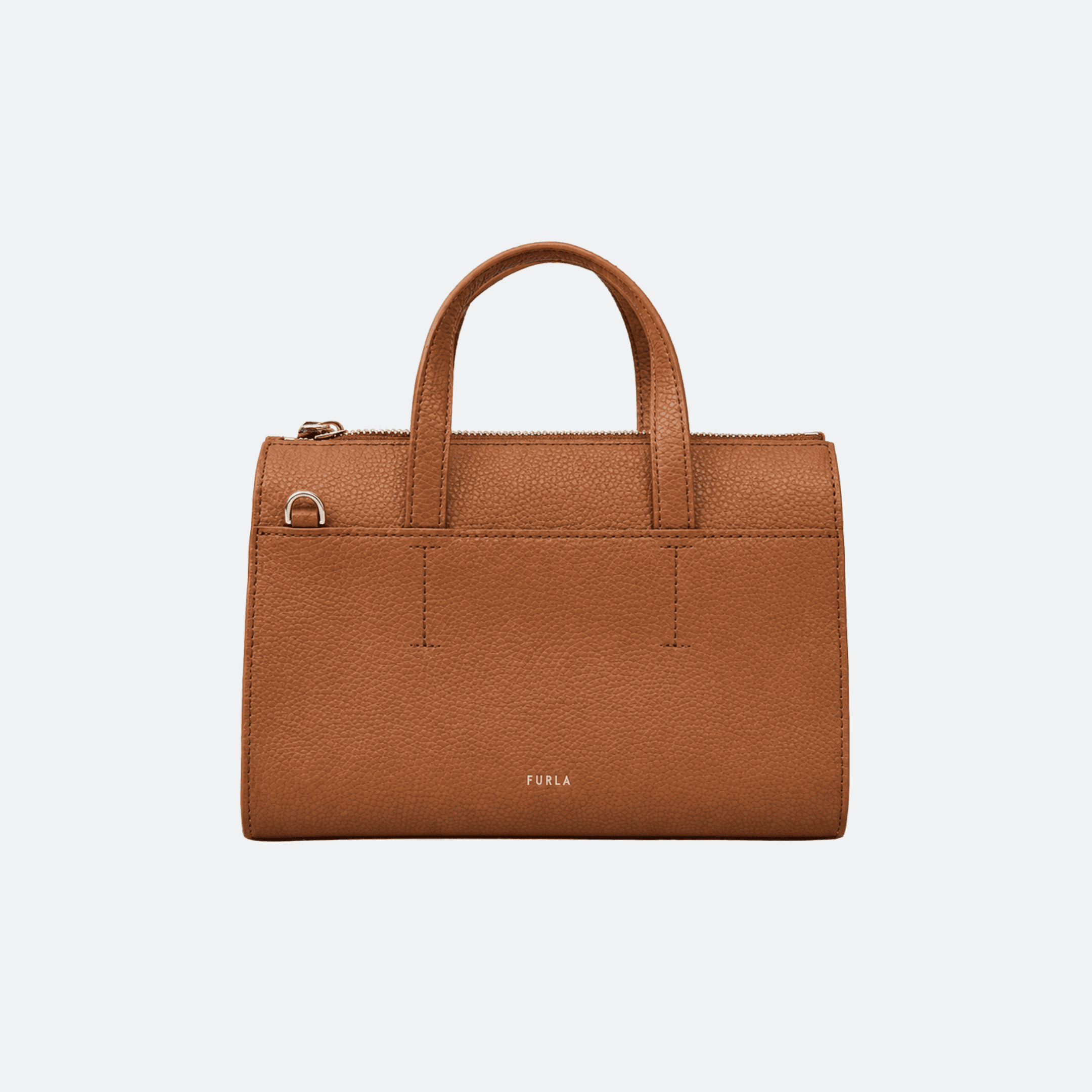 Furla Miasofia S Boston Bag for Women - Cognac Brown alternate