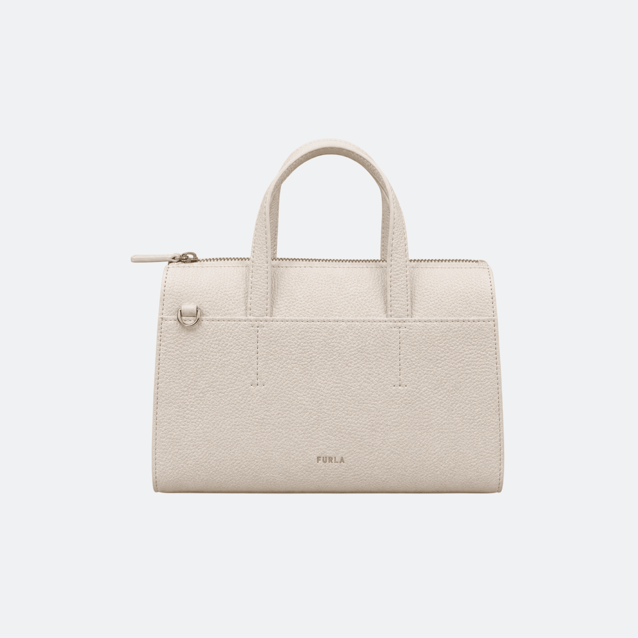 Furla Miasofia S Boston Bag for Women - Ivory White alternate