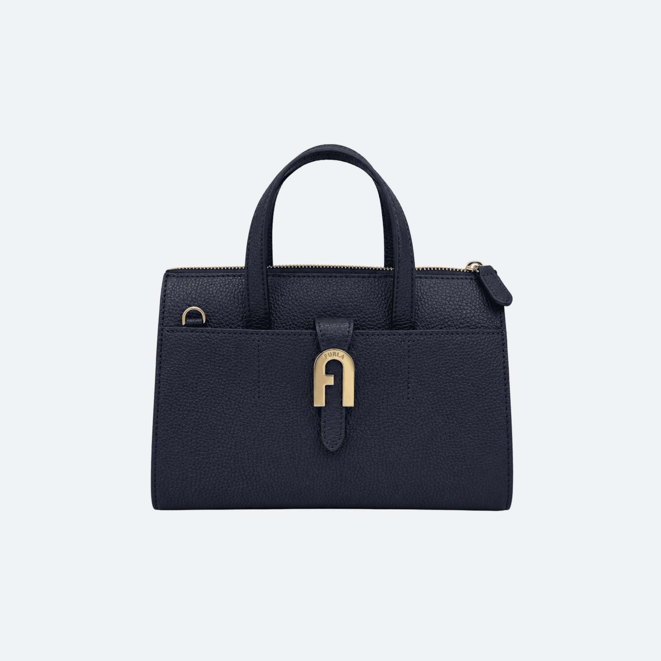 Furla Miasofia S Boston Bag for Women - Navy Blue